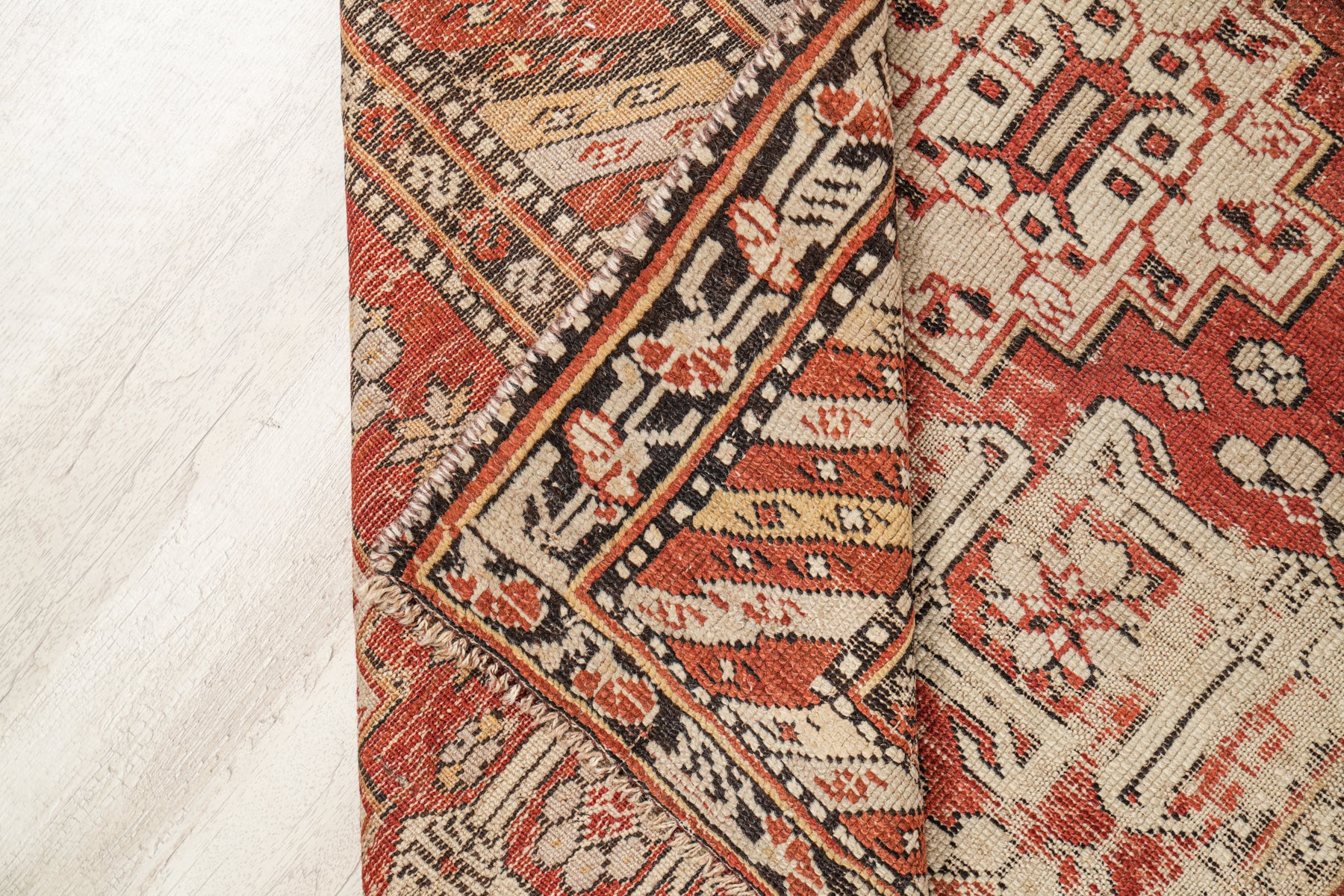 Antique Caucasian Kuba Rug 5'2" x 3'5"