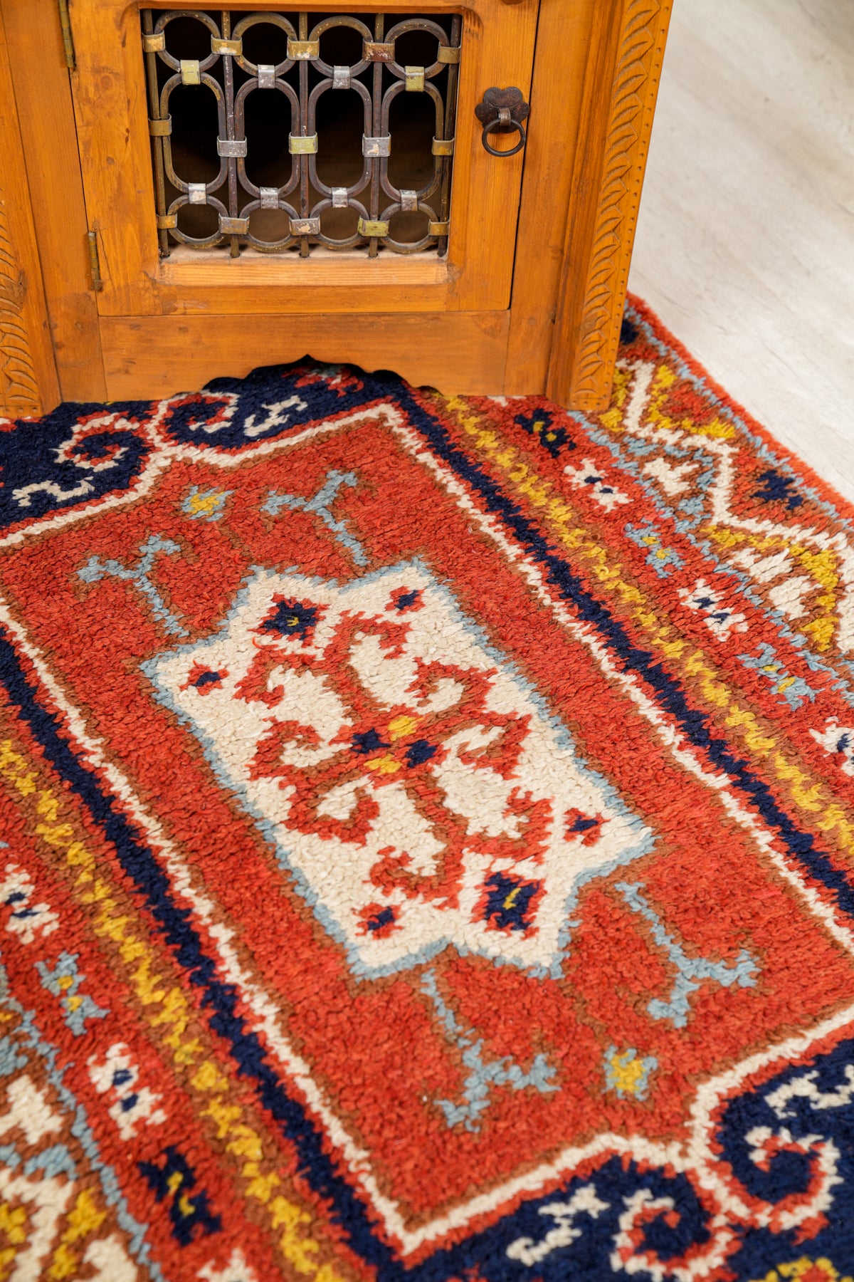Vintage Tunisian Tribal Rug 5'8" x 3'