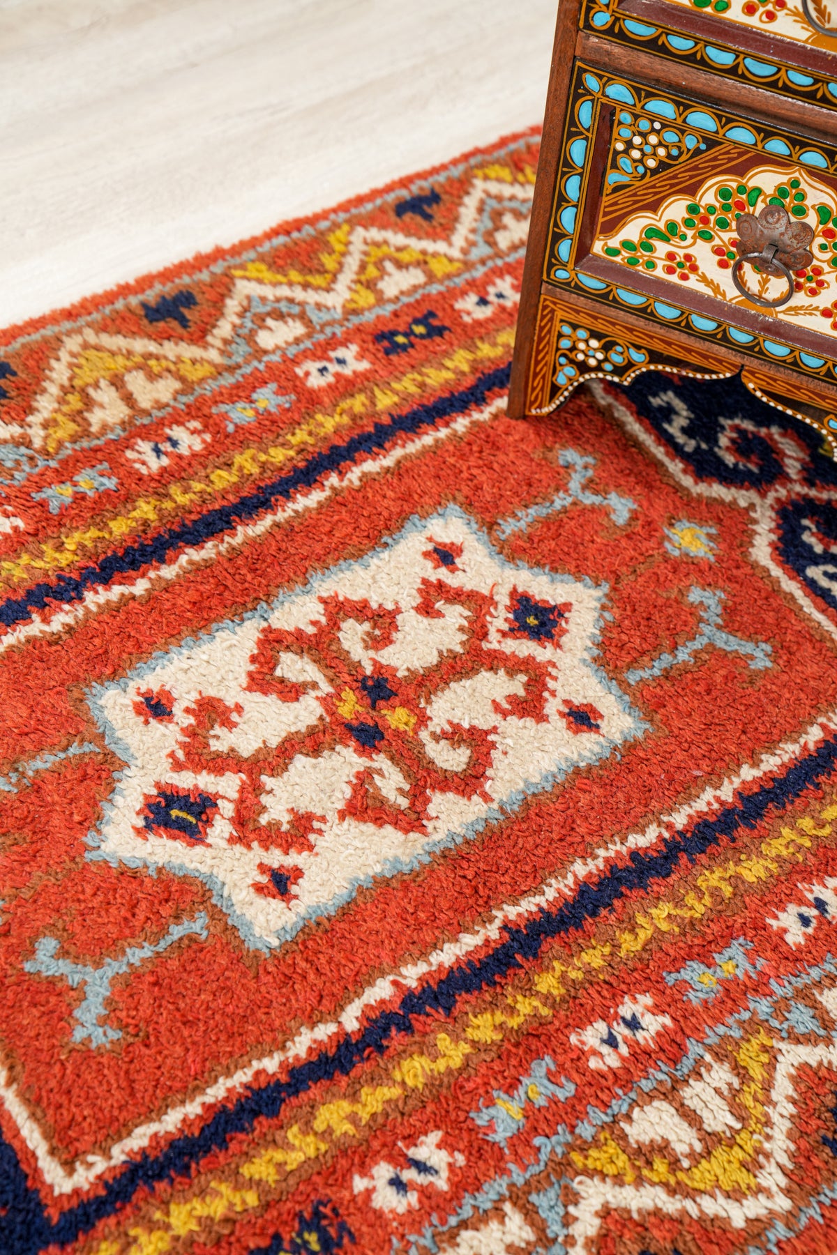 Vintage Tunisian Tribal Rug 5'8" x 3'