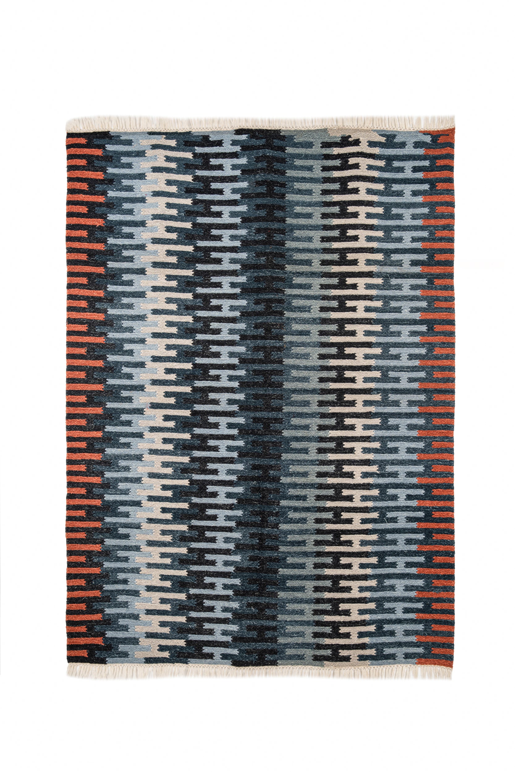 Vintage Scandinavian Kilim 7'7" x 5'7"