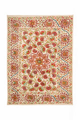 Vintage Uzeb Suzani Embroidery 6'7" x 4'10"