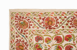 Vintage Uzeb Suzani Embroidery 6'7" x 4'10"