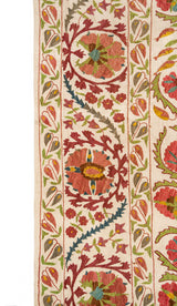 Vintage Uzeb Suzani Embroidery 6'7" x 4'10"