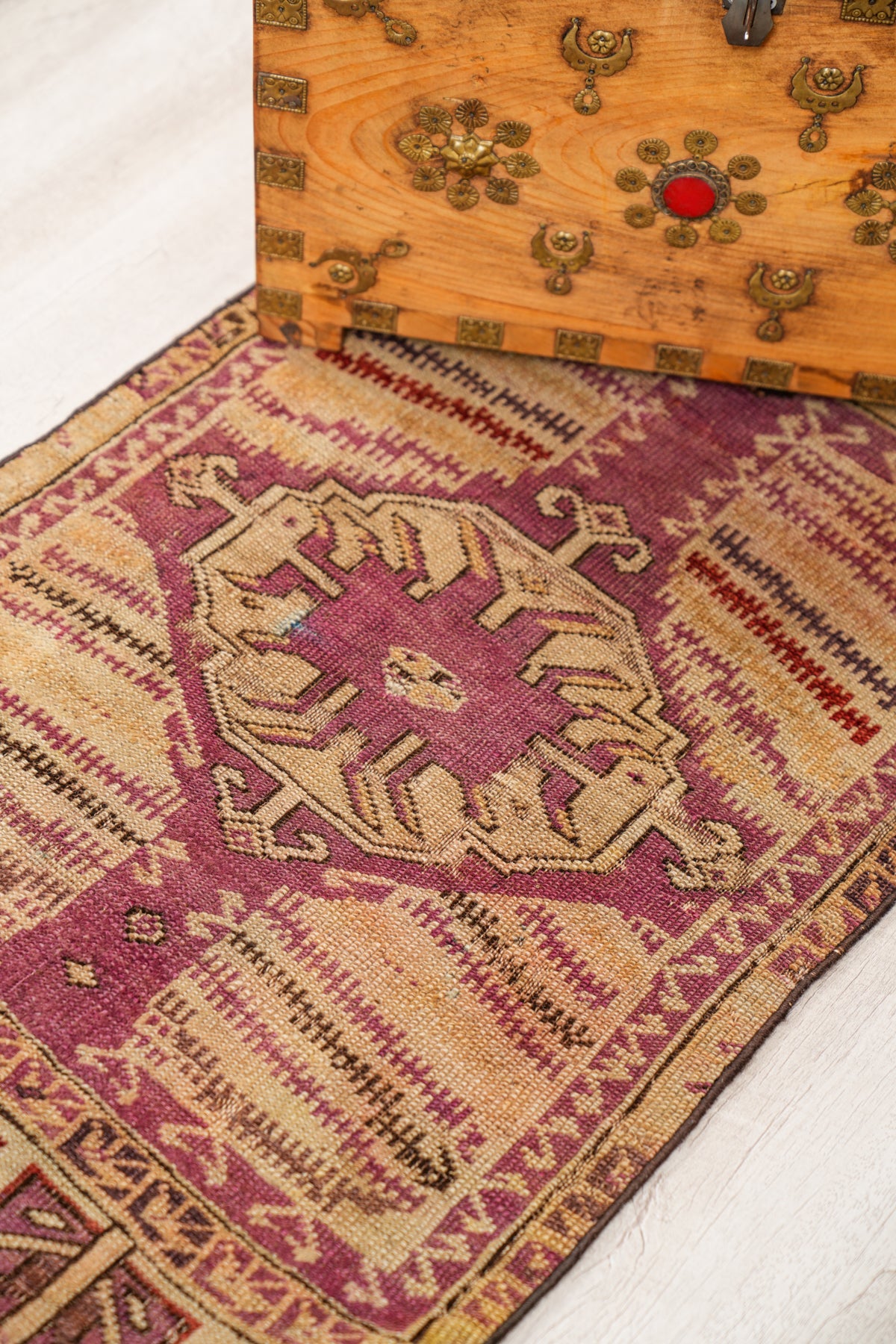 Antique Turkish Yastik Rug 2'6" x 1'8"