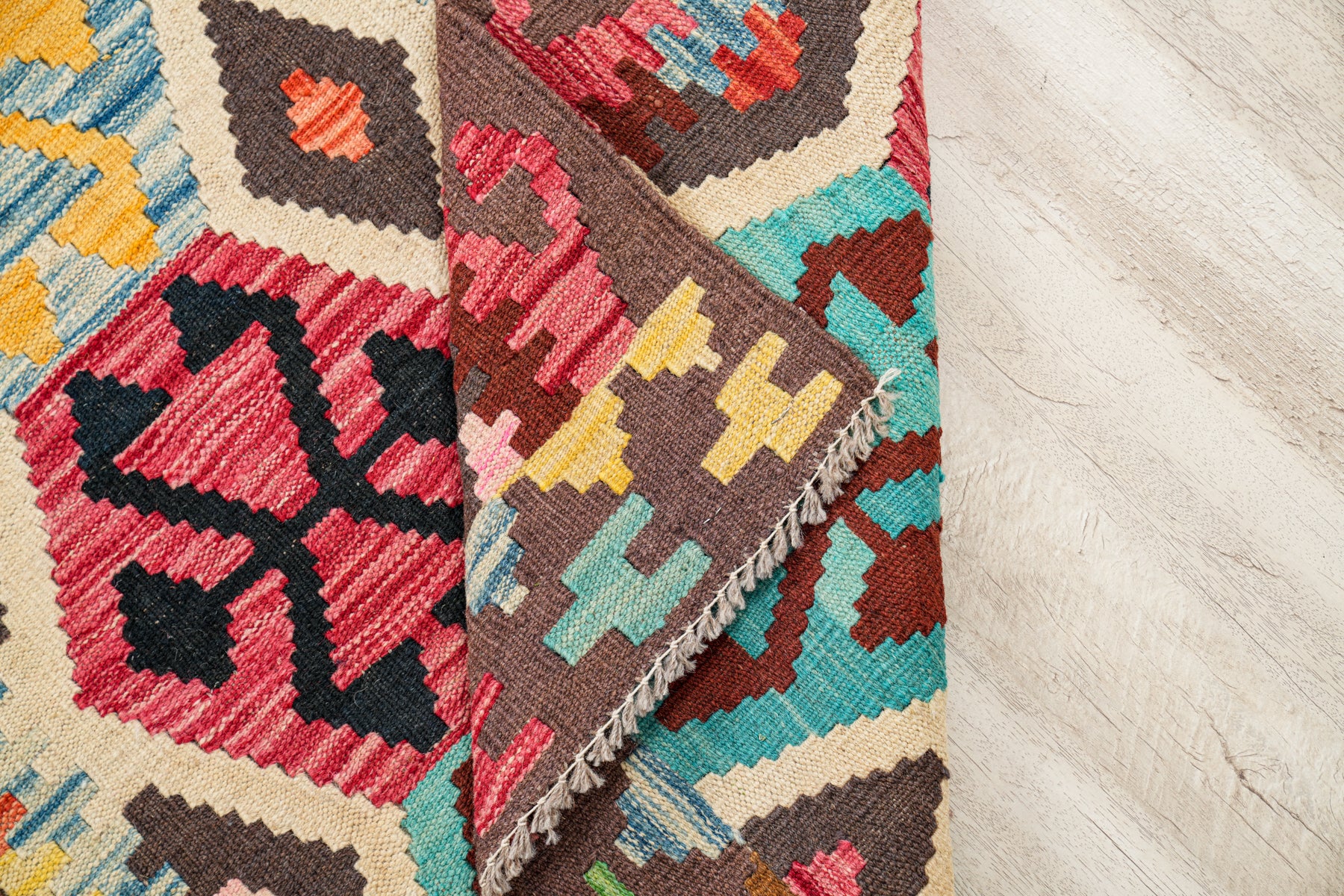 Modern Anatolian hallway Kilim 10' x 3'