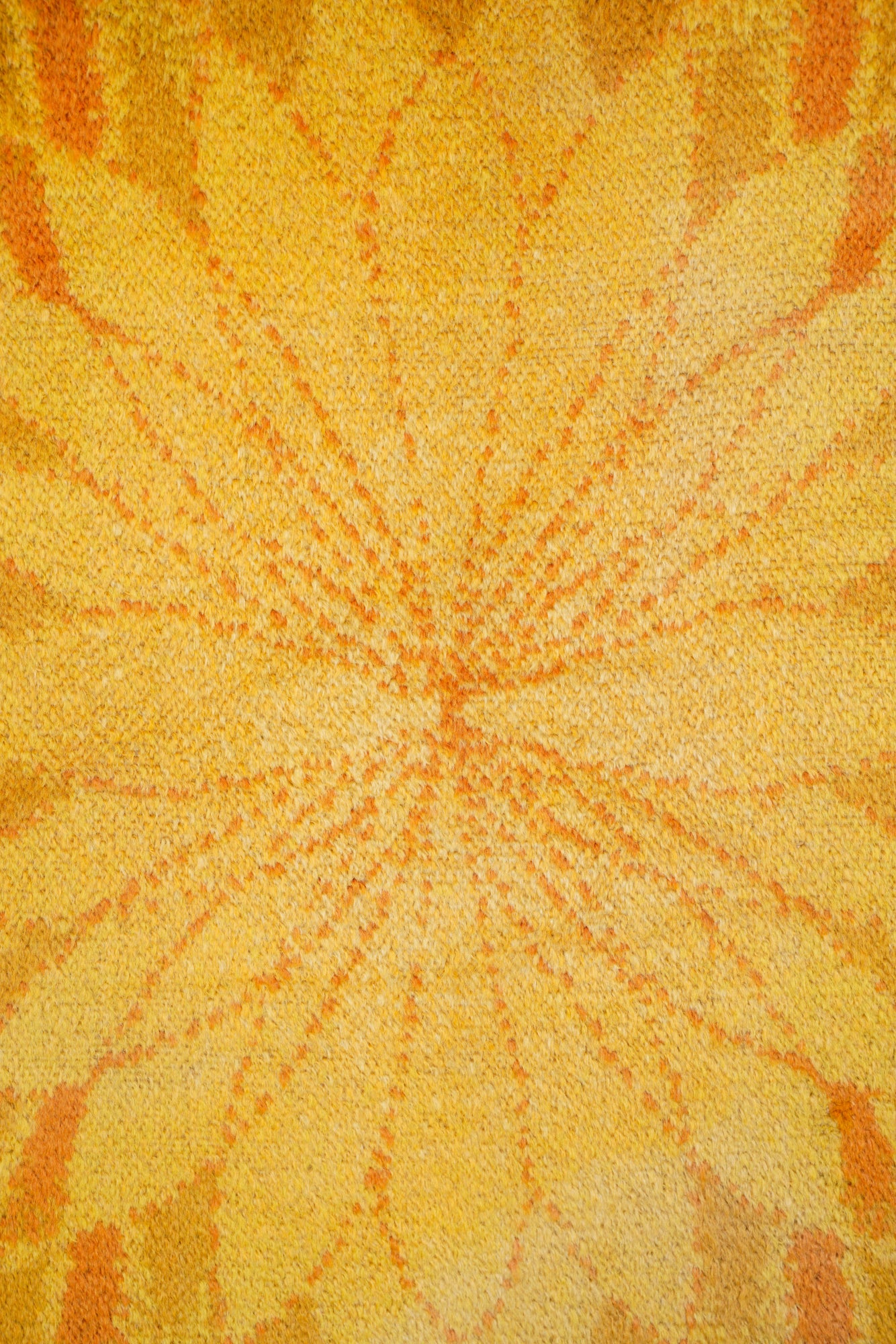 VINTAGE SCANDINAVIAN RYA RUG 7'1" x 4'8"