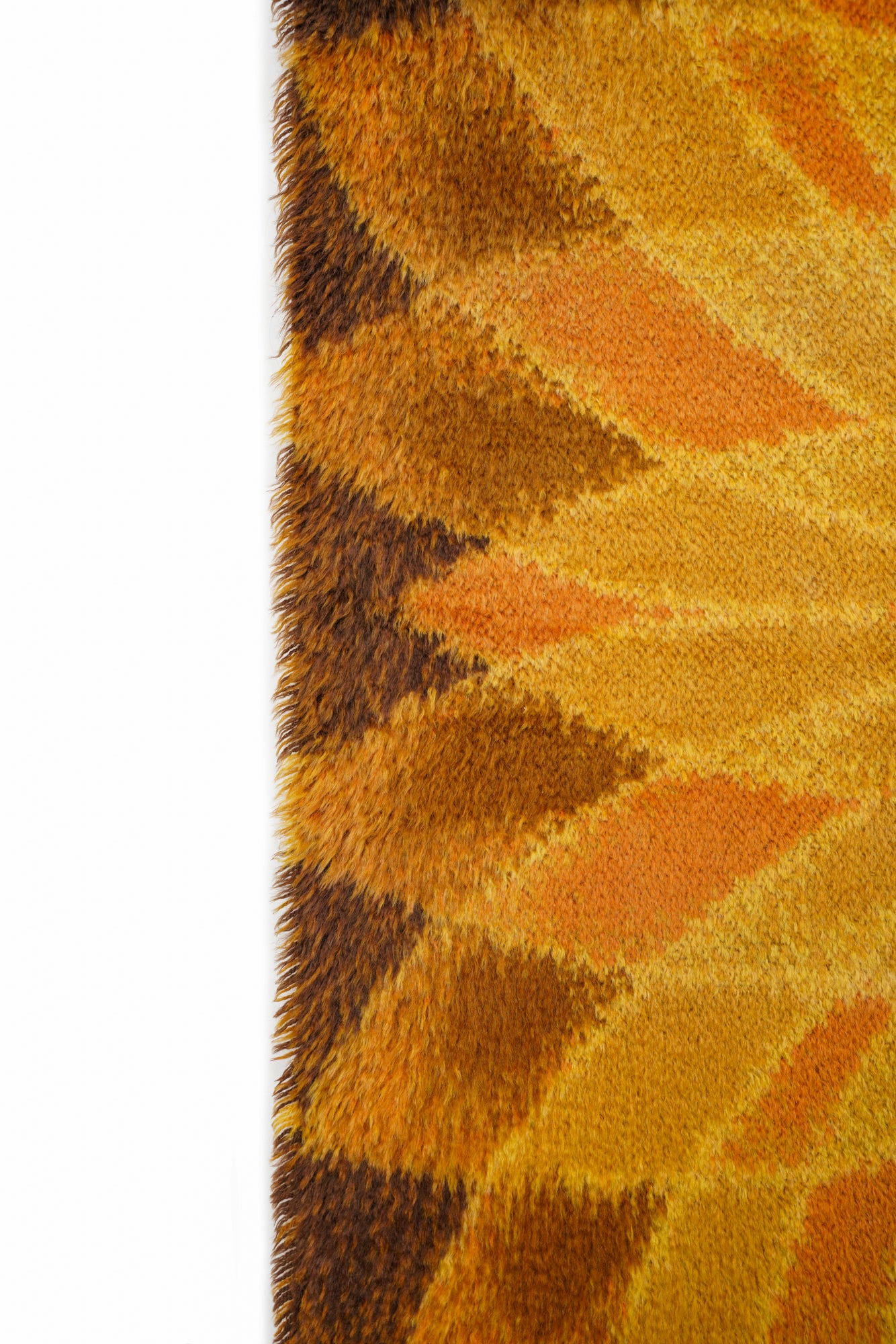 VINTAGE SCANDINAVIAN RYA RUG 7'1" x 4'8"