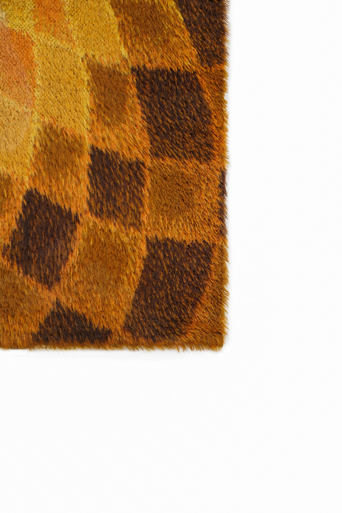 VINTAGE SCANDINAVIAN RYA RUG 7'1" x 4'8"