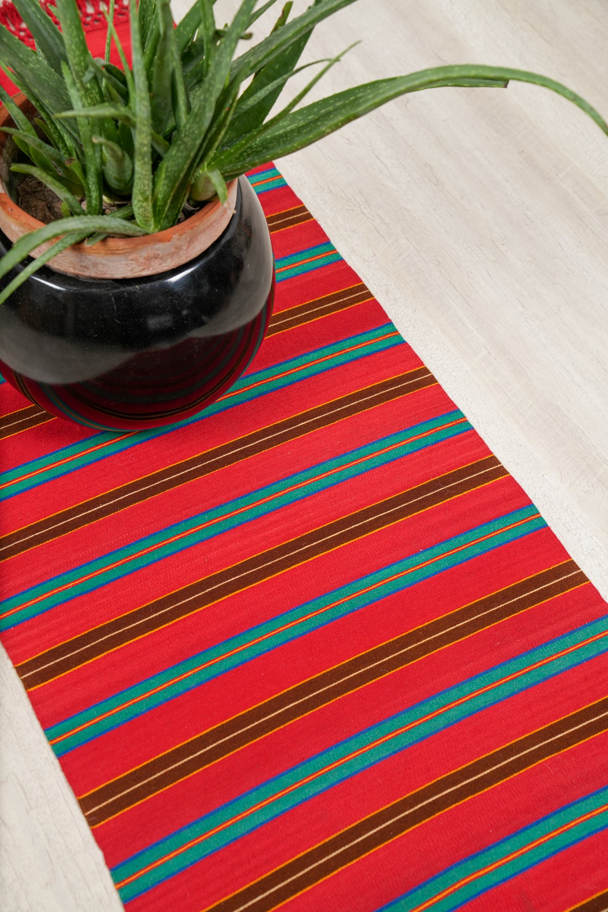 Vintage Scandinavian textile 5'7" x 1'10"