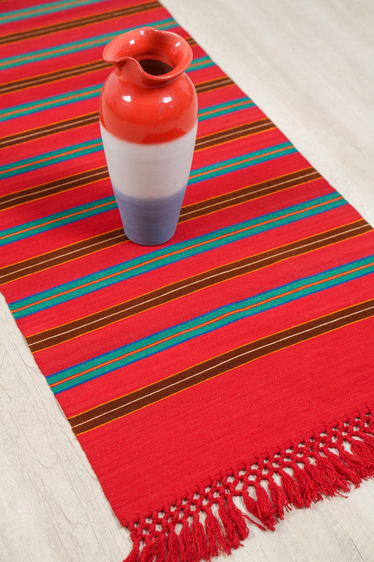 Vintage Scandinavian textile 5'7" x 1'10"