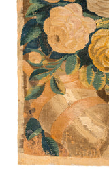 Antique French Aubusson Tapestry fragment 2' x 1'7"