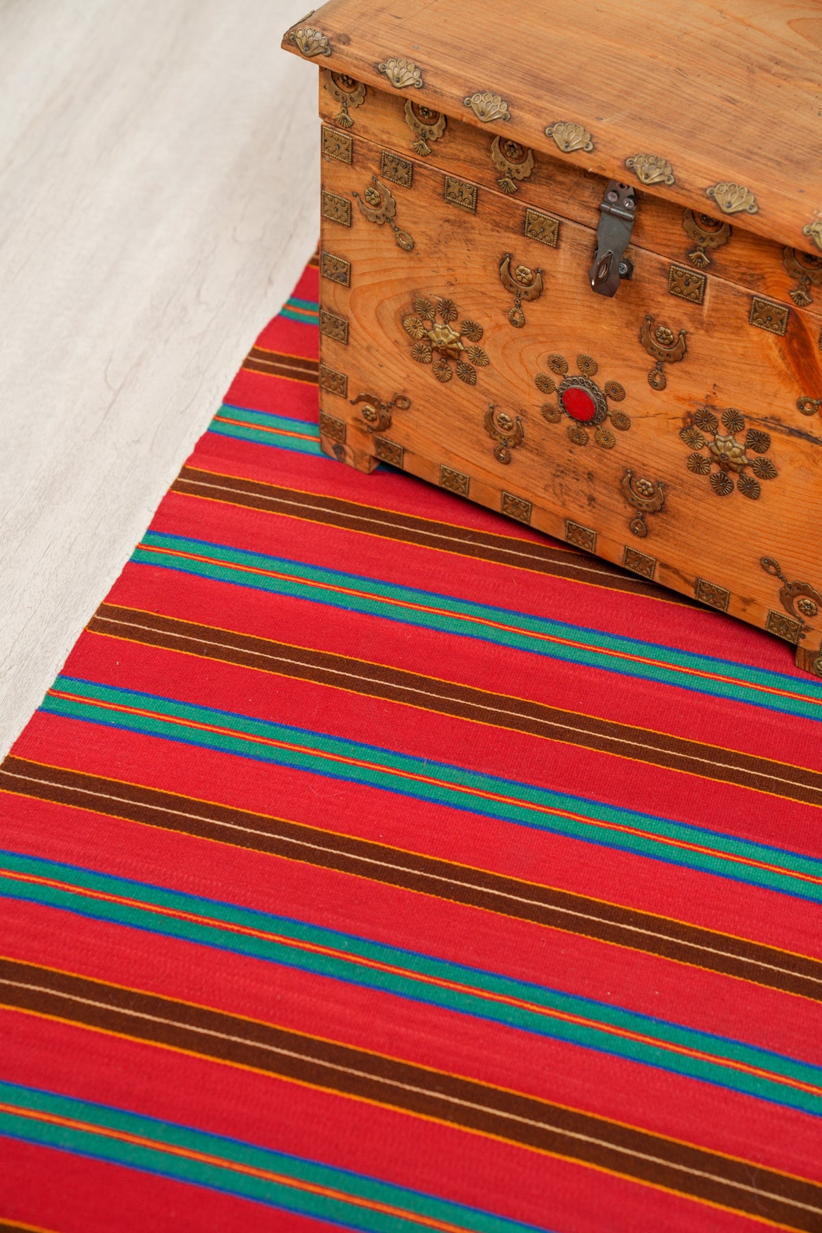 Vintage Scandinavian textile 5'7" x 1'10"