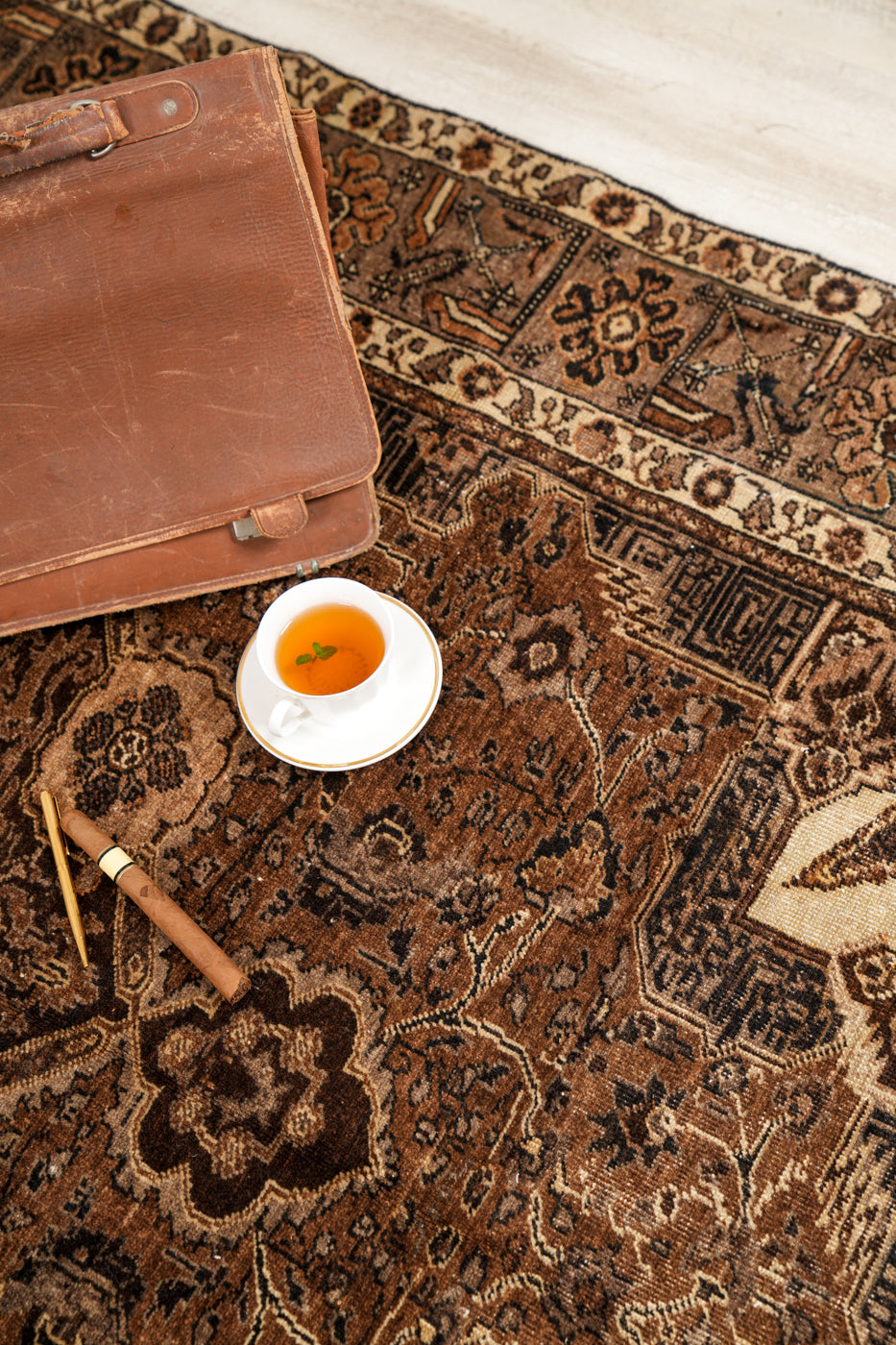 Vintage Decorative Anatolian Rug 7' x 4'10"