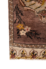 Antique Anatolian Yastik rug 3' x 1'7"