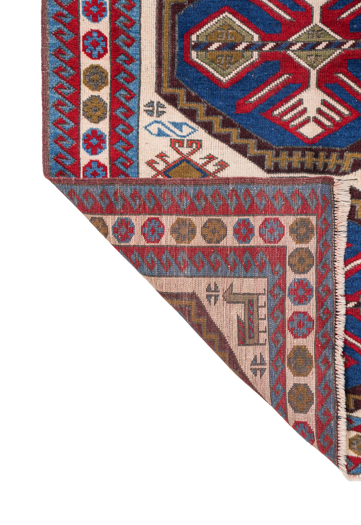 Vintage Fine Turkish Kazak Rug 5'8" x 3'6"