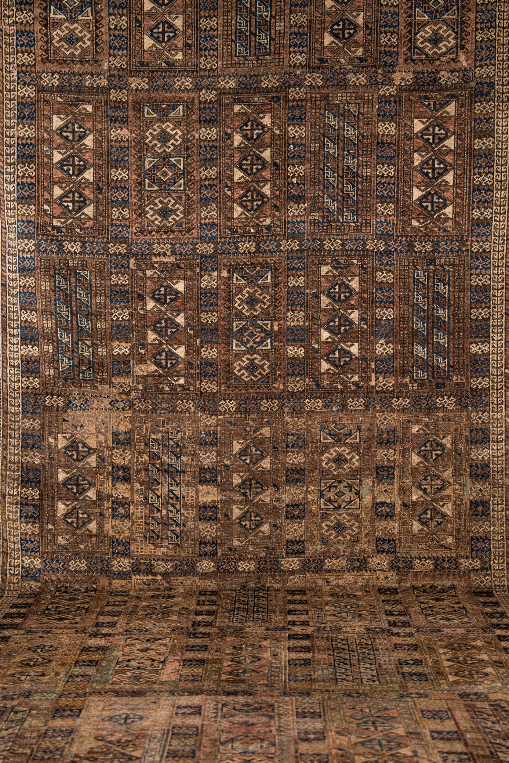 Antique Baloch Tribal Rug 16'1" x 8'7"