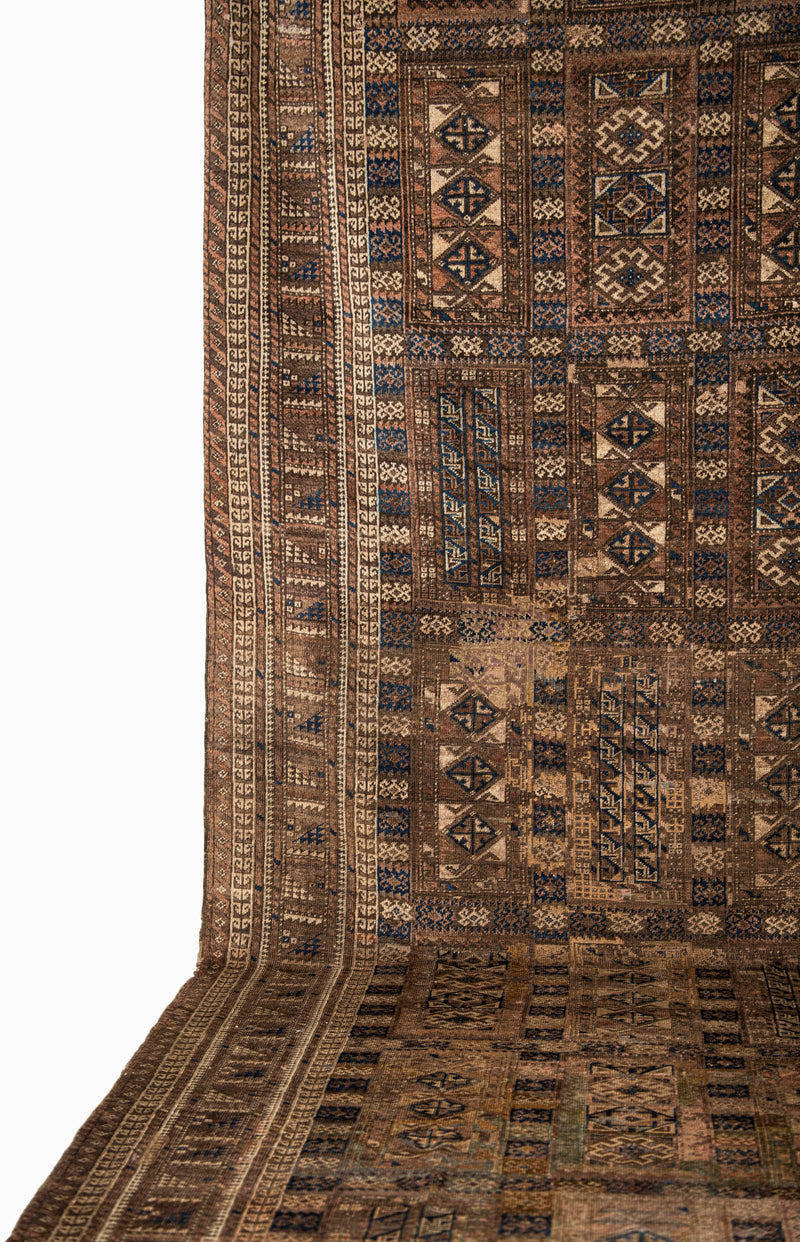 Antique Baloch Tribal Rug 16'1" x 8'7"
