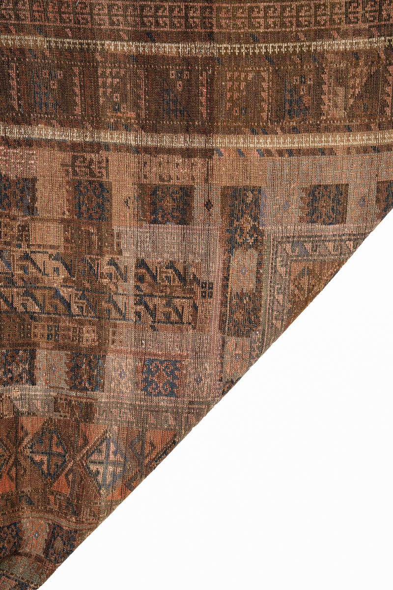 Antique Baloch Tribal Rug 16'1" x 8'7"