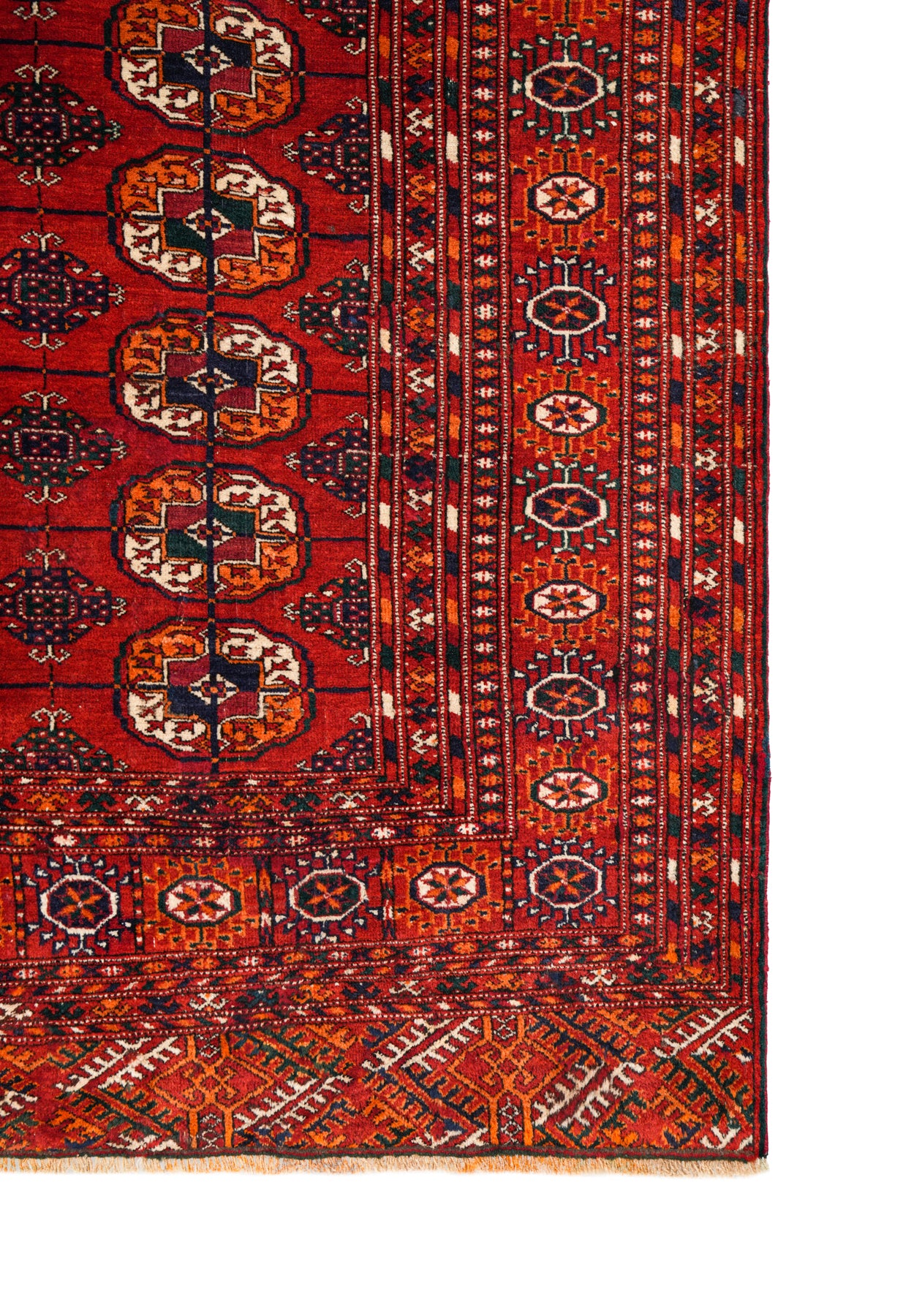 Vintage Turkmen Tekke Rug 5'10" x 4'6"