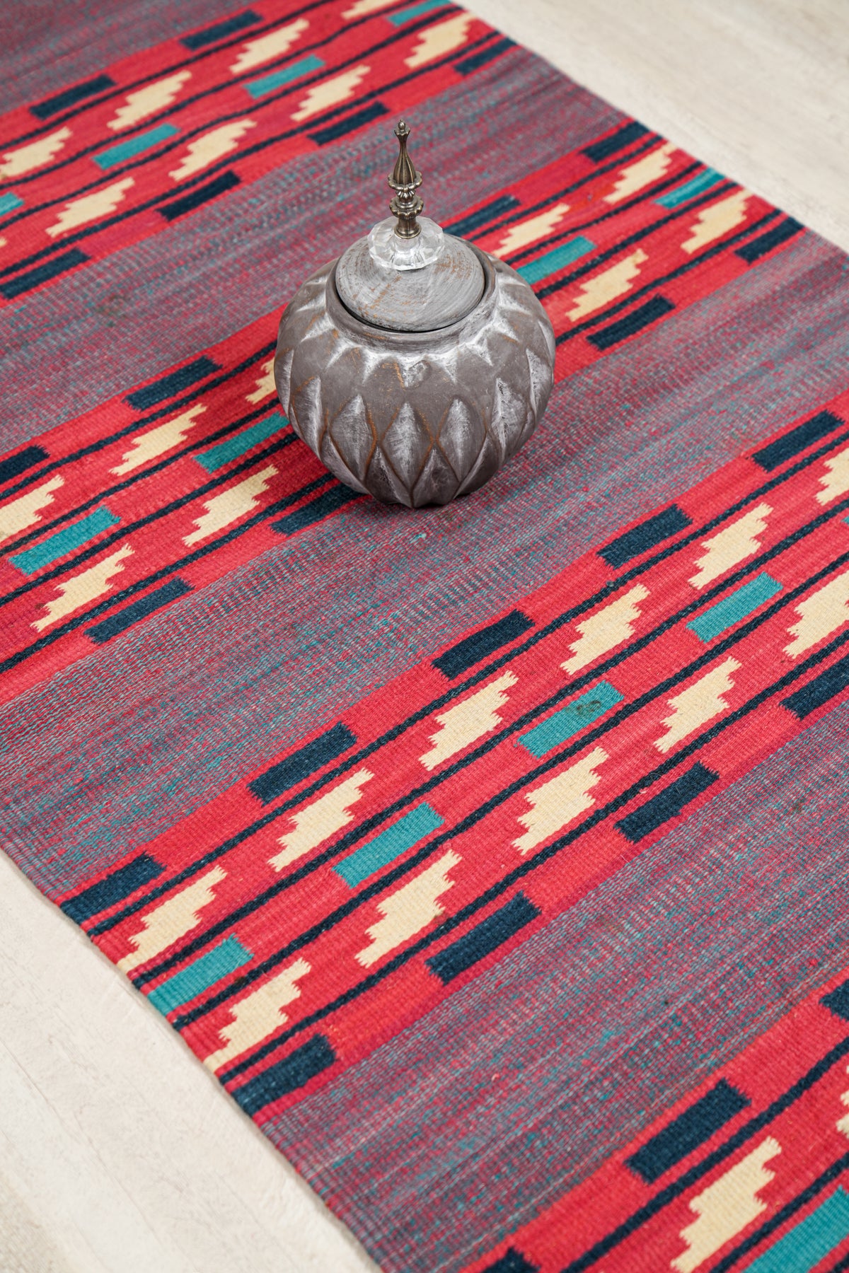 Vintage South American Wool Kilim 4'10" x 2'8"