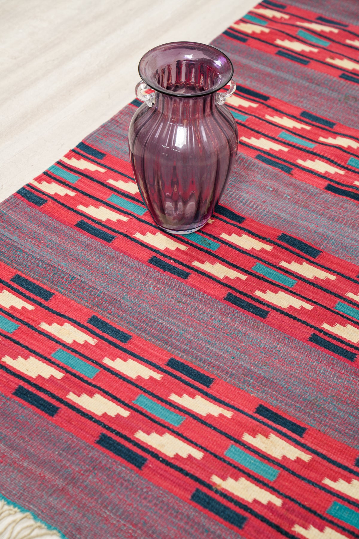Vintage South American Wool Kilim 4'10" x 2'8"