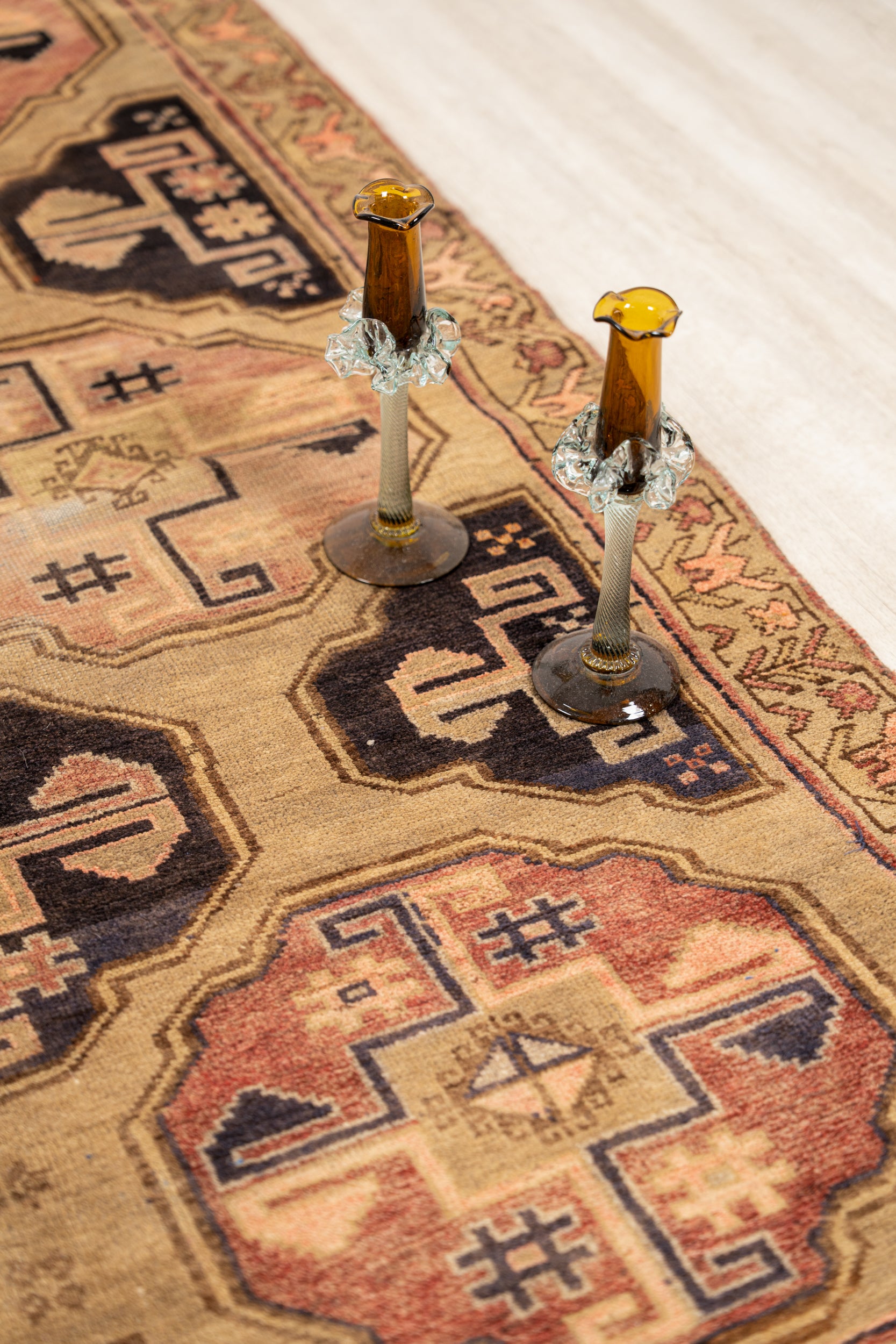 Vintage Turkmen Rug 6'5
