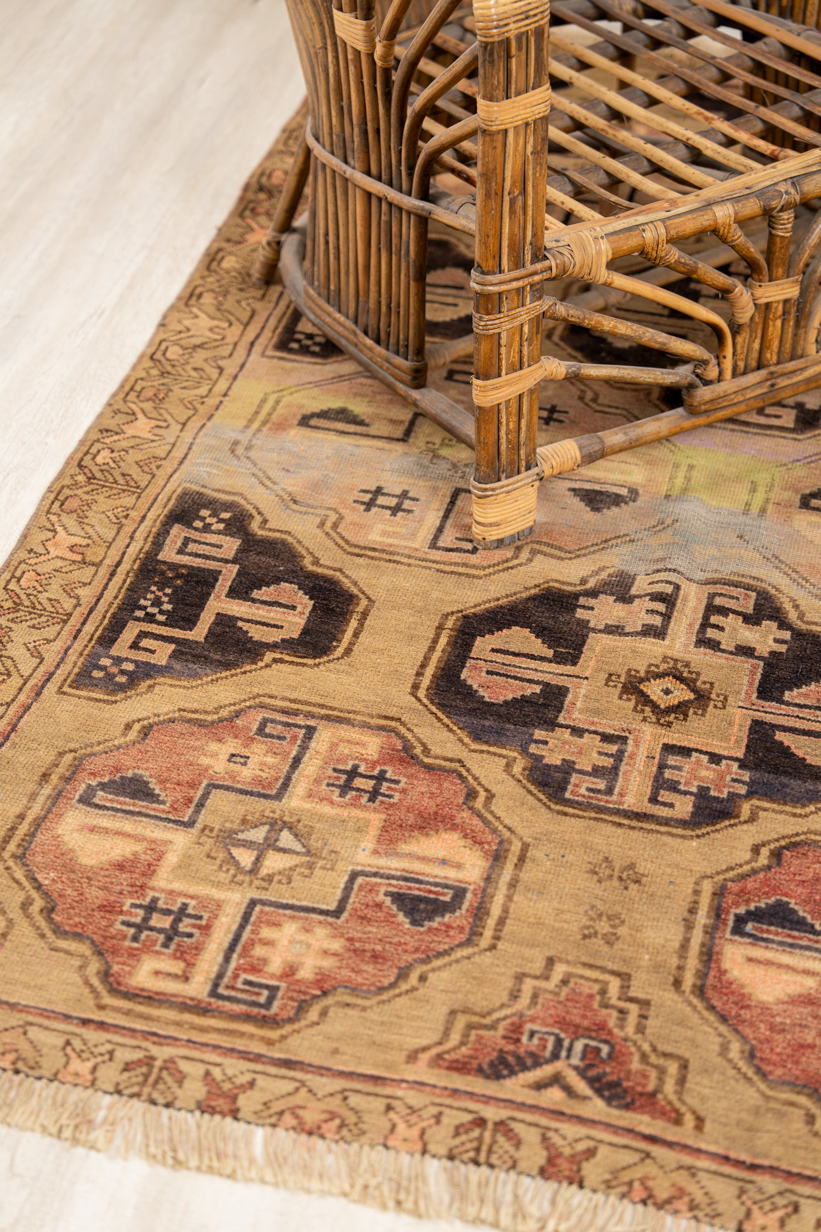 Vintage Turkmen Rug 6'5" x 4'4"