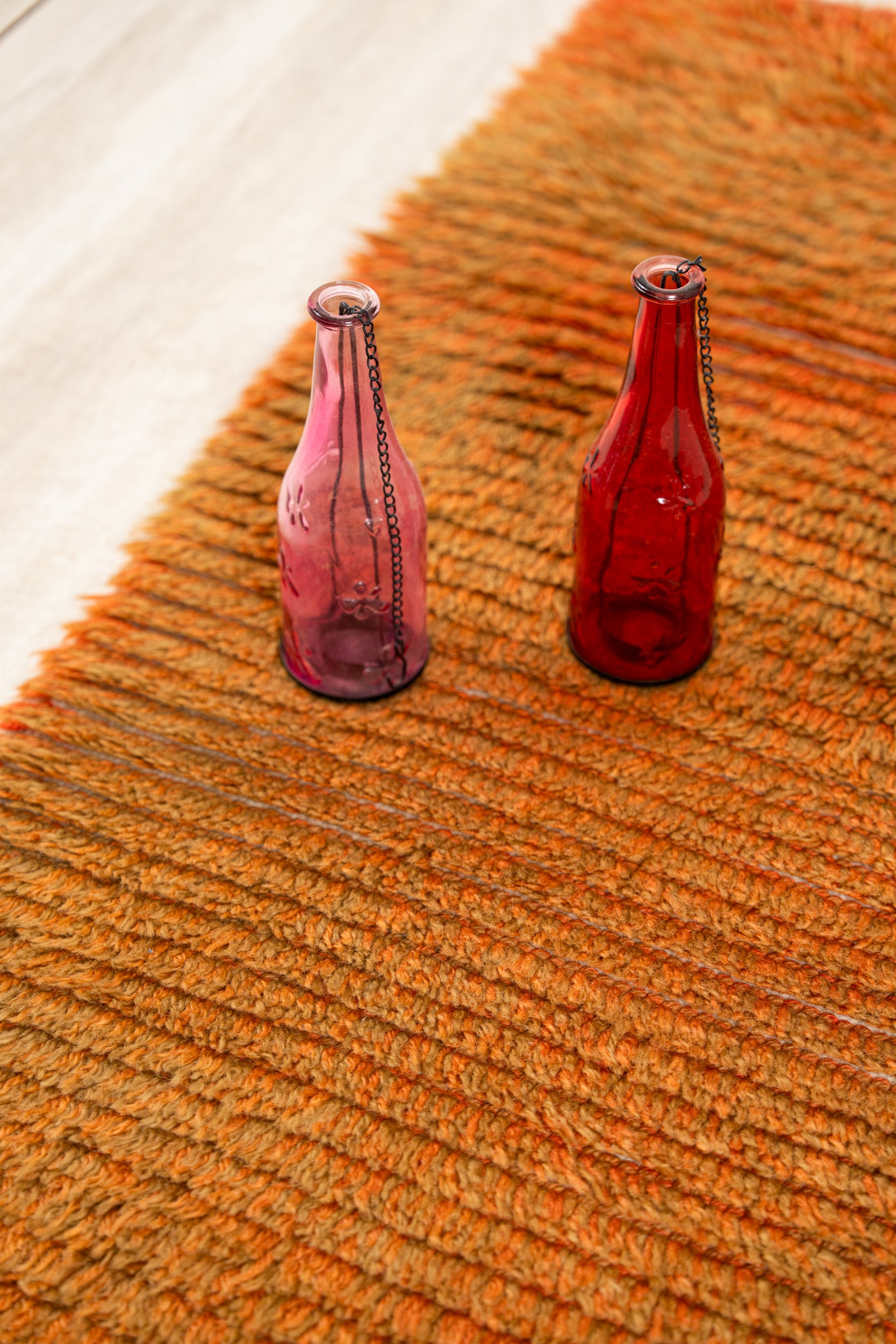 Vintage Scandinavian Rya Rug  4'8" x 2'2"