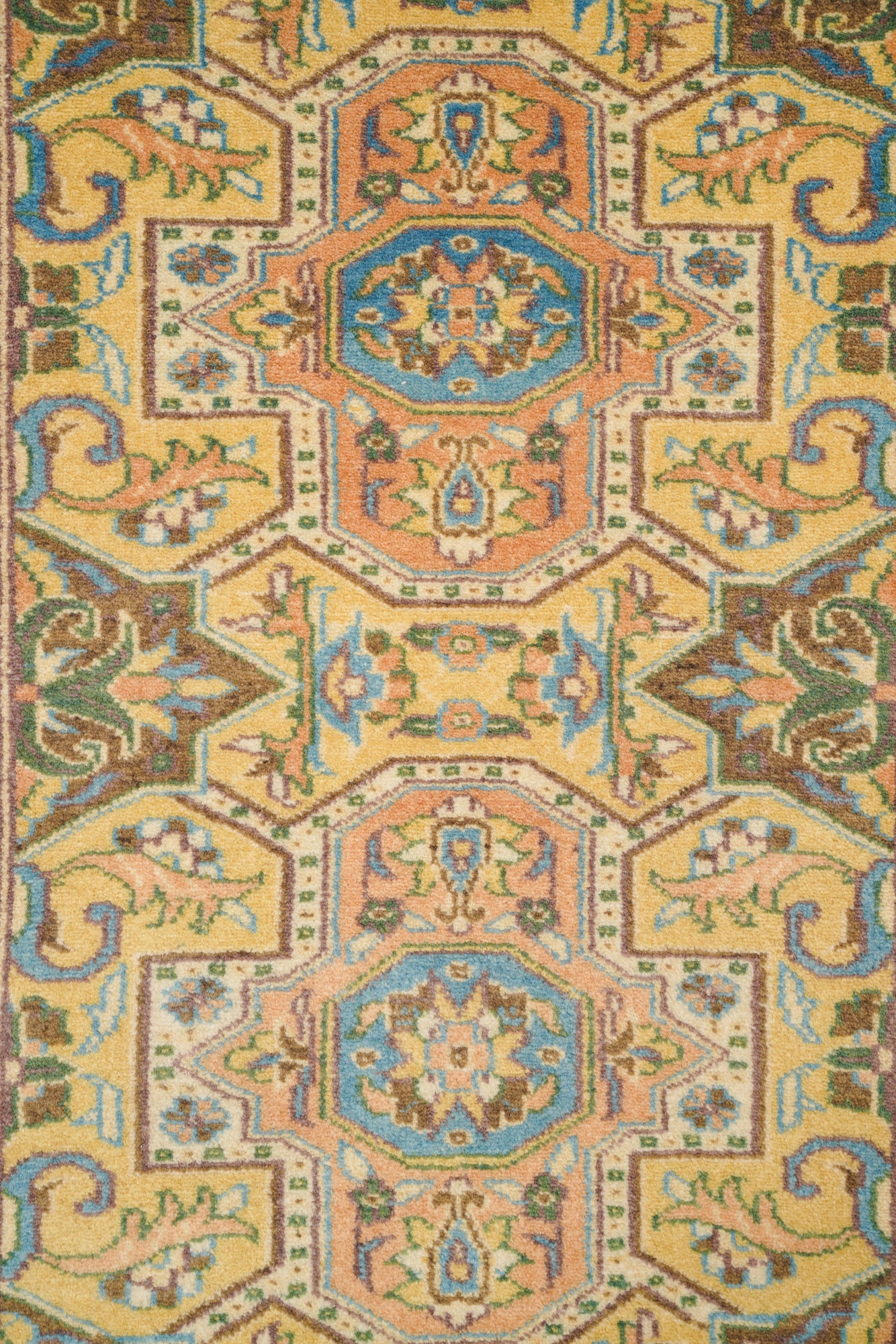 Vintage Kashmiri Rug 2'10" x 2'1"