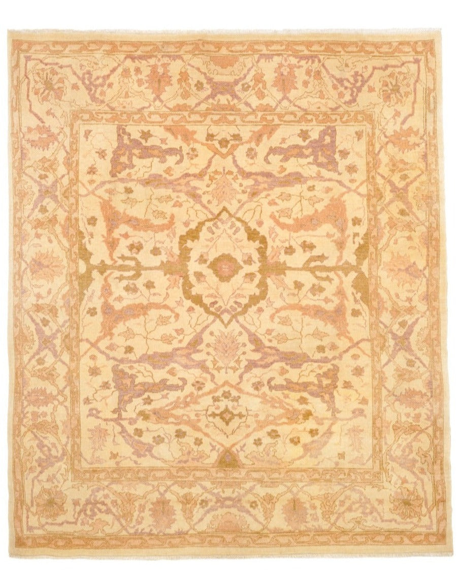 Vintage Turkish Ziegler Rug 7'9" x 6'9"