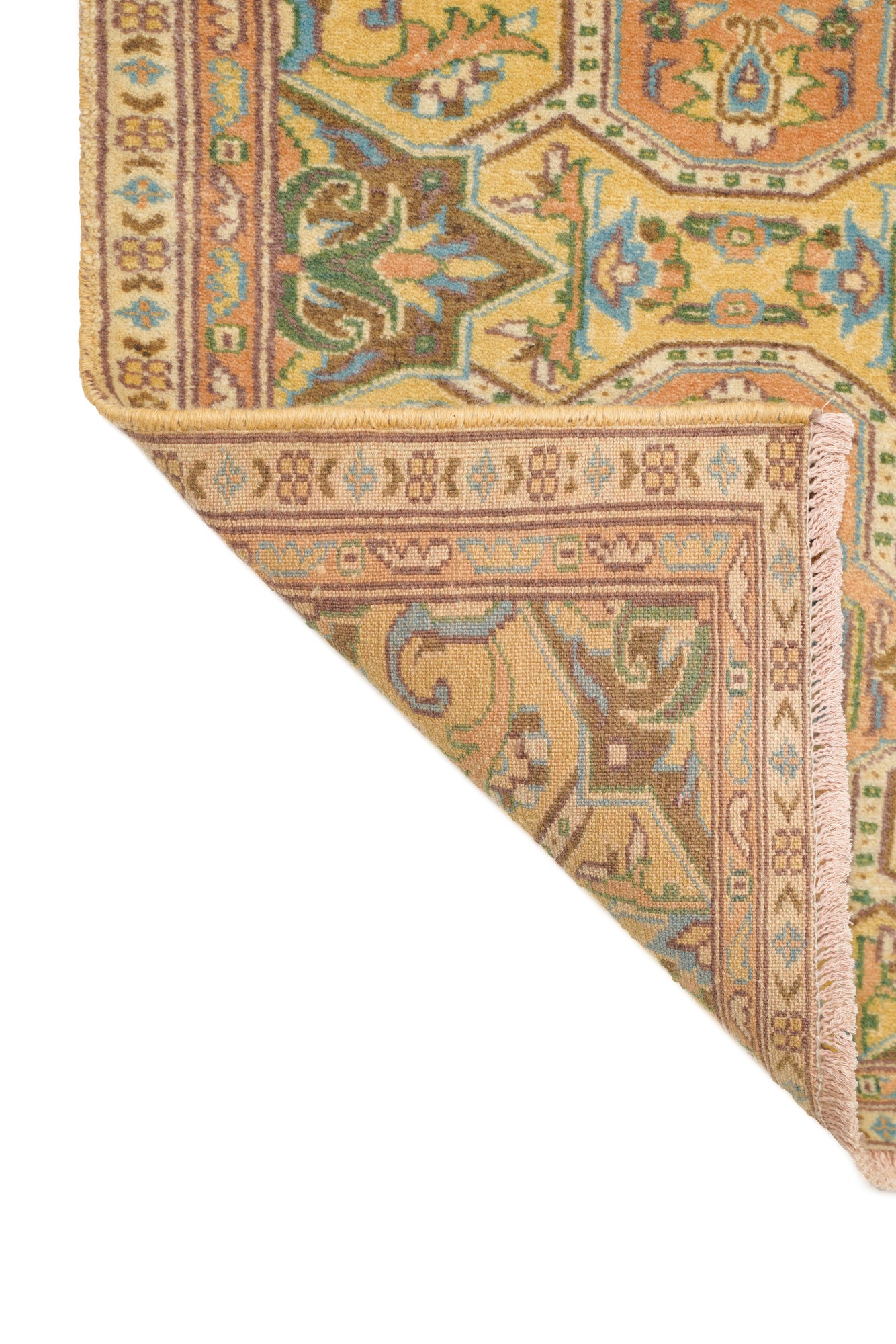 Vintage Kashmiri Rug 2'10" x 2'1"
