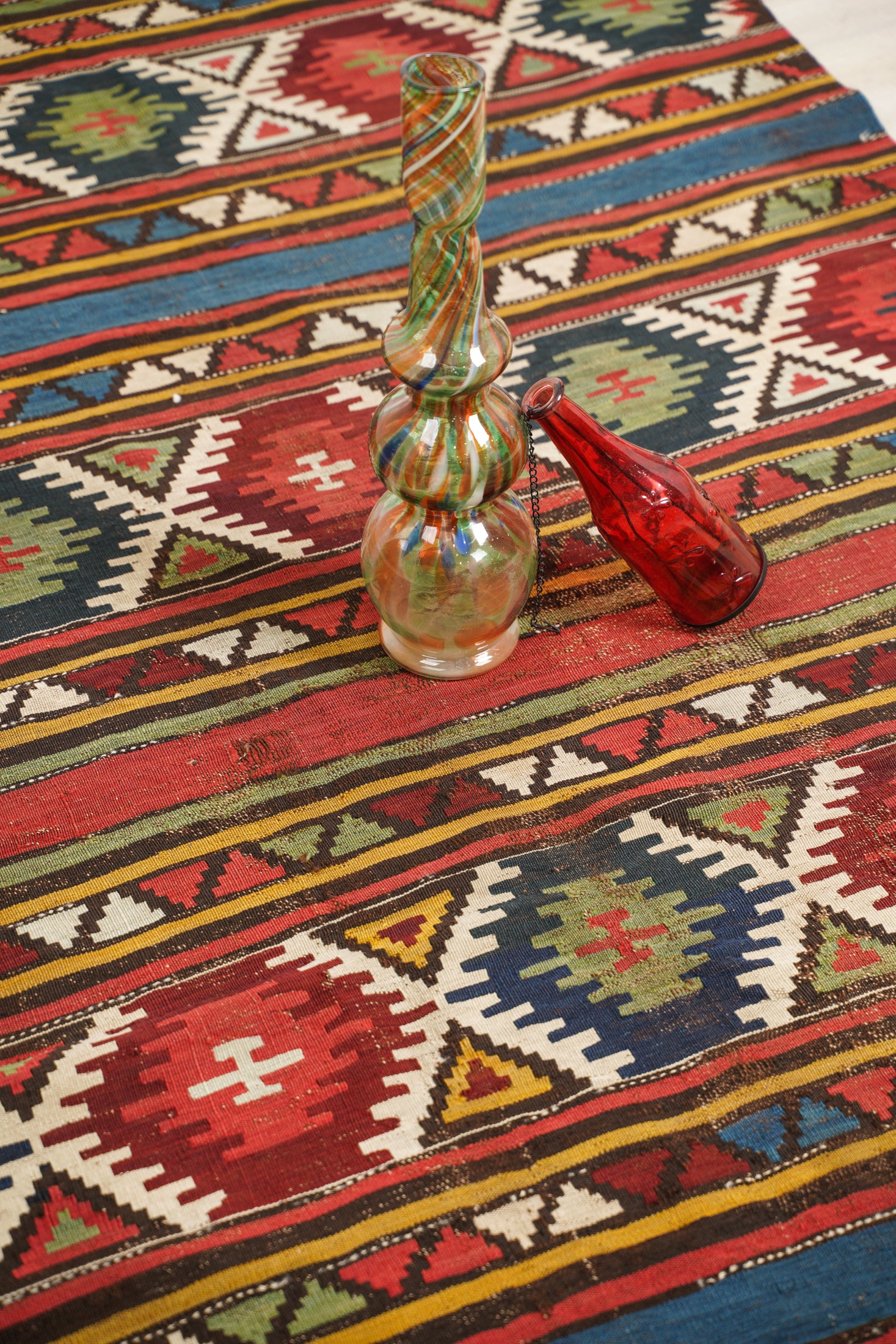 Antique Caucasian Shirvan Kilim 9'3" x 4'1"