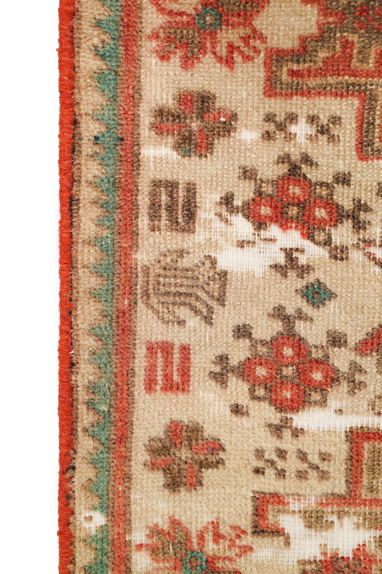 Vintage Caucasian Shirvan Rug 3'1"x 1'9"