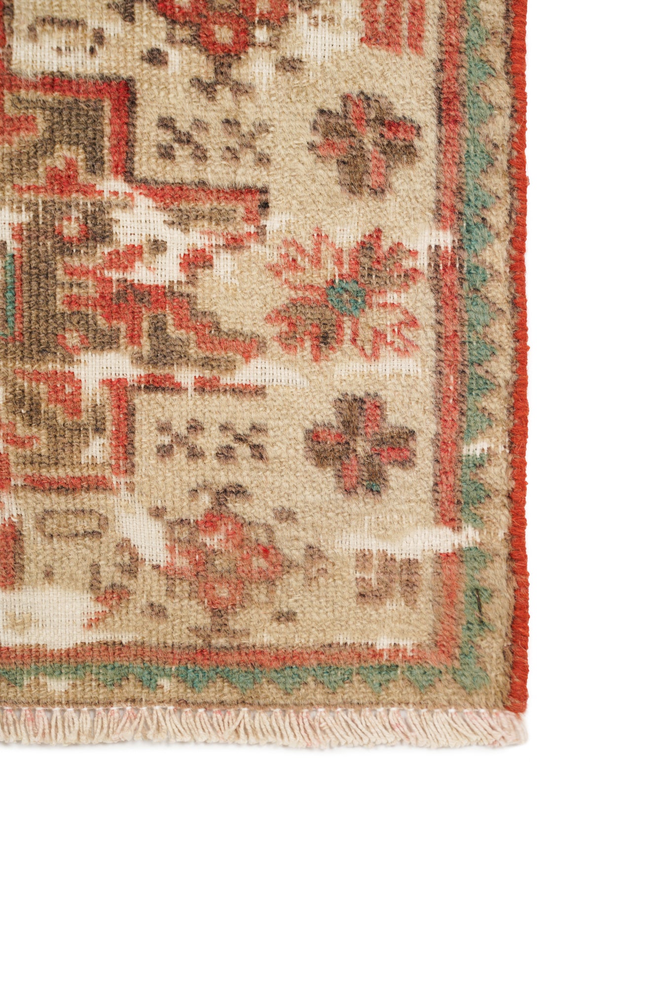 Vintage Caucasian Shirvan Rug 3'1"x 1'9"