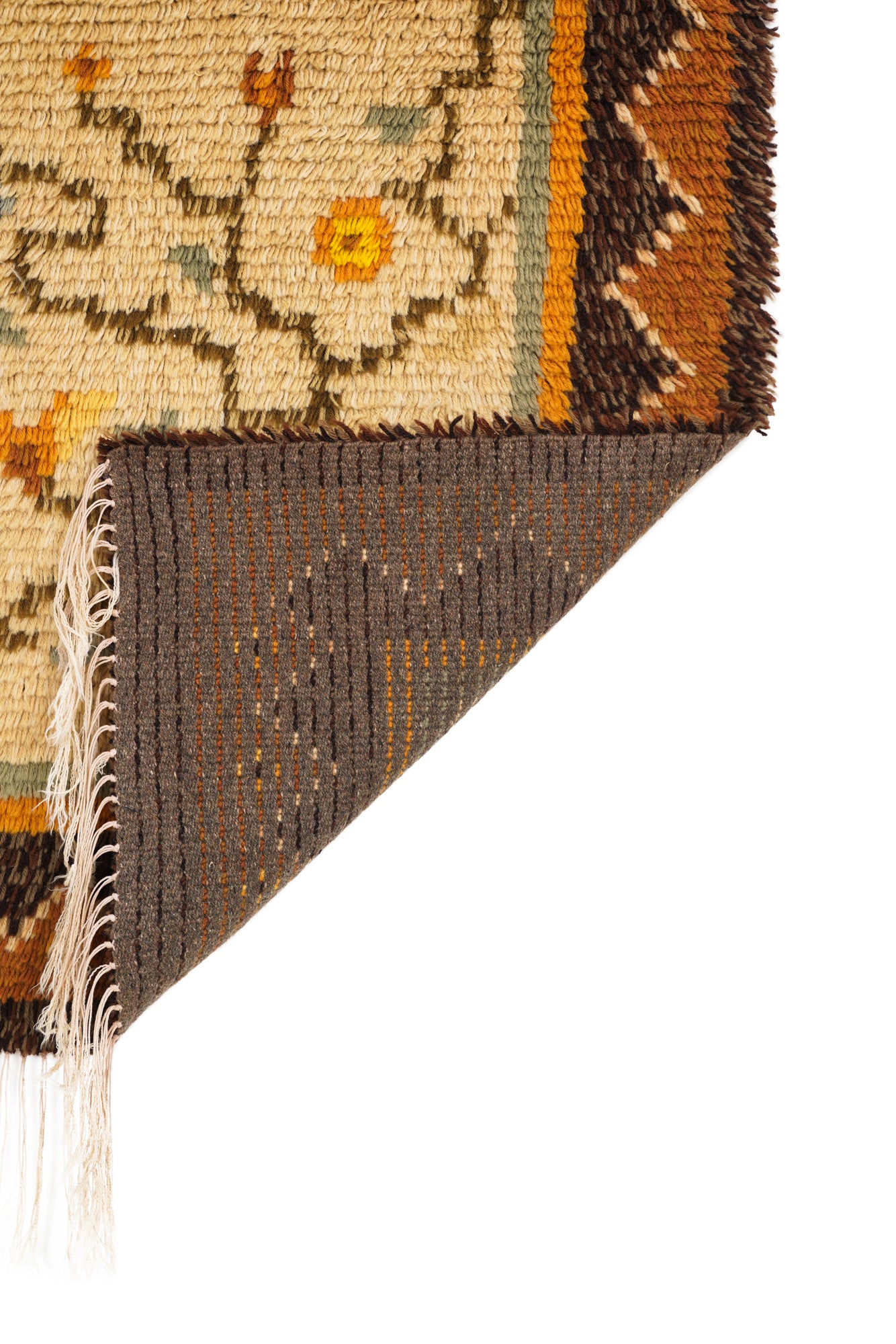 Vintage Scandinavian Rya Rug 2'7" x 2'1"