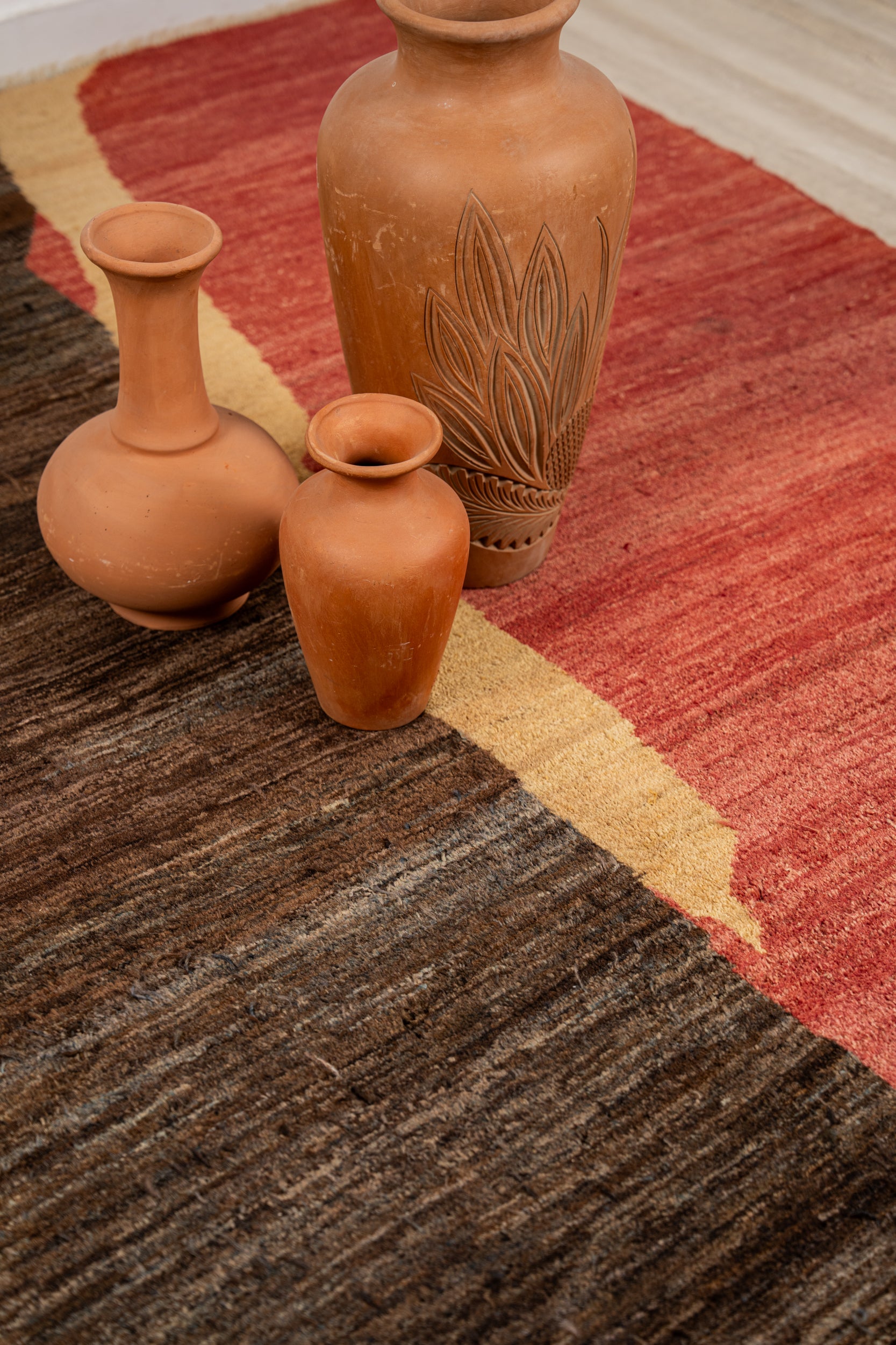 Vintage Turkish Gabbeh Rug 7'9" x 5'7"