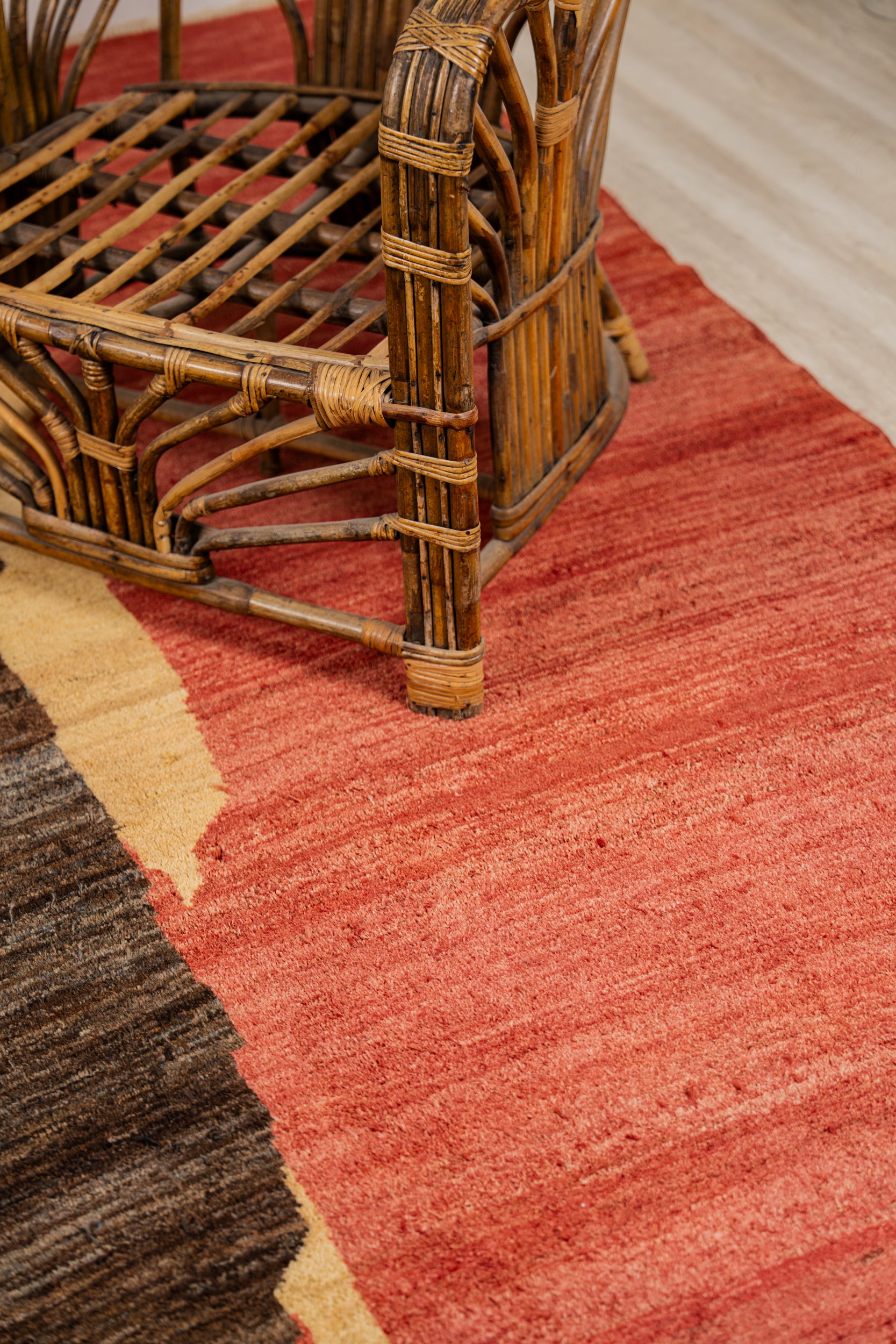 Vintage Turkish Gabbeh Rug 7'9" x 5'7"