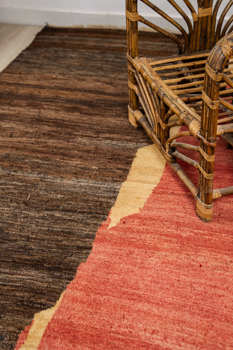 Vintage Turkish Gabbeh Rug 7'9" x 5'7"
