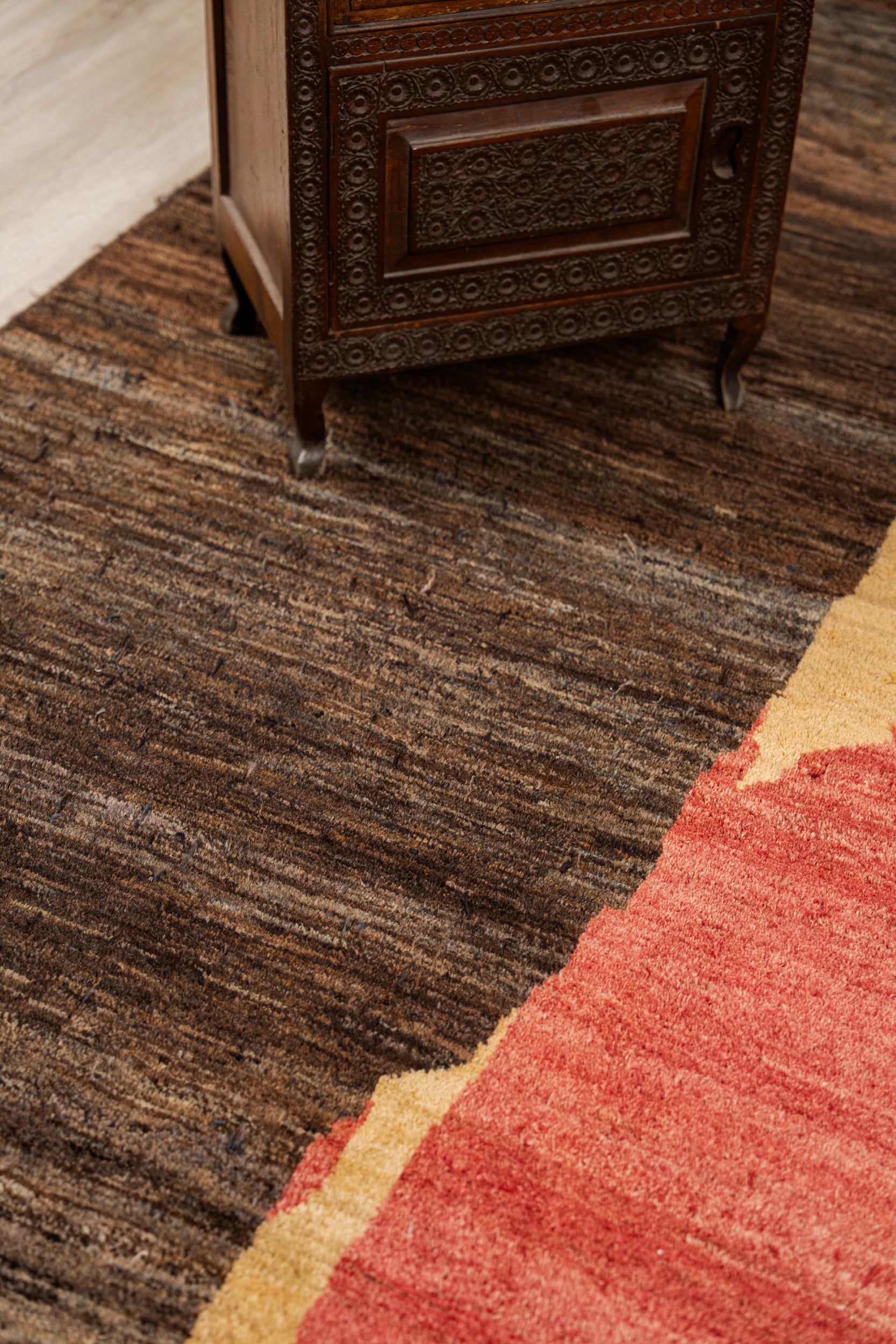 Vintage Turkish Gabbeh Rug 7'9" x 5'7"