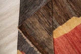 Vintage Turkish Gabbeh Rug 7'9" x 5'7"
