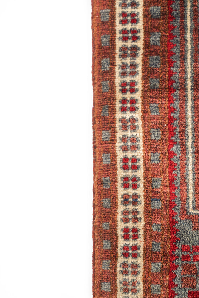 Vintage Turkish Kazak Rug 3'4" x 2'