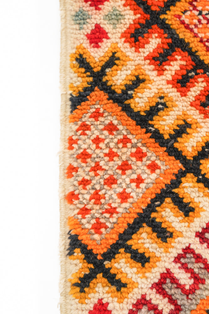 Vintage Moroccan Rug 4'1" x 2'7"