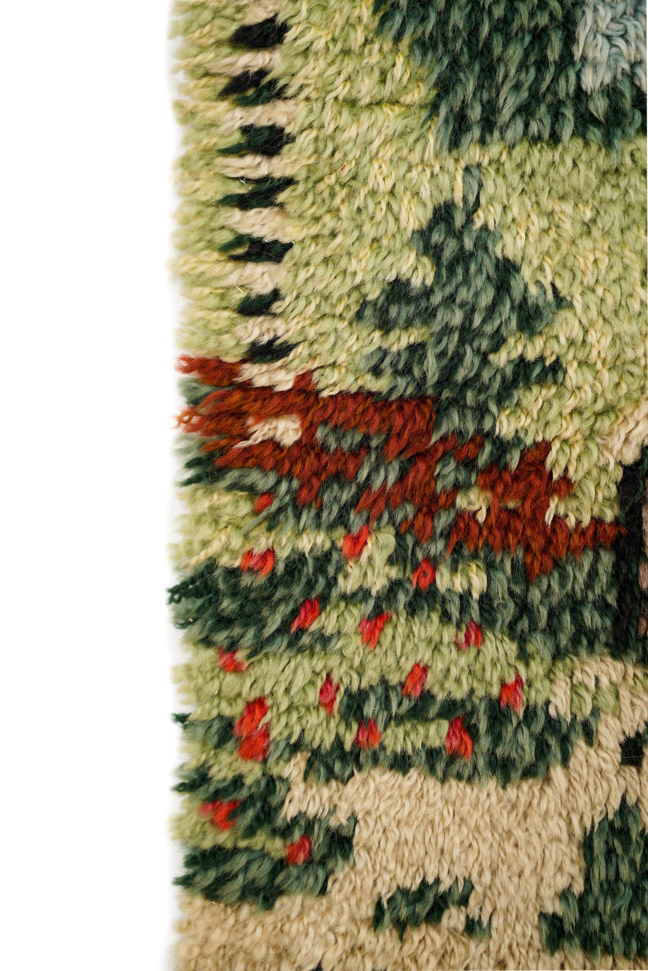 Vintage Scandinavian Rya Rug 2'1" x 1'2"