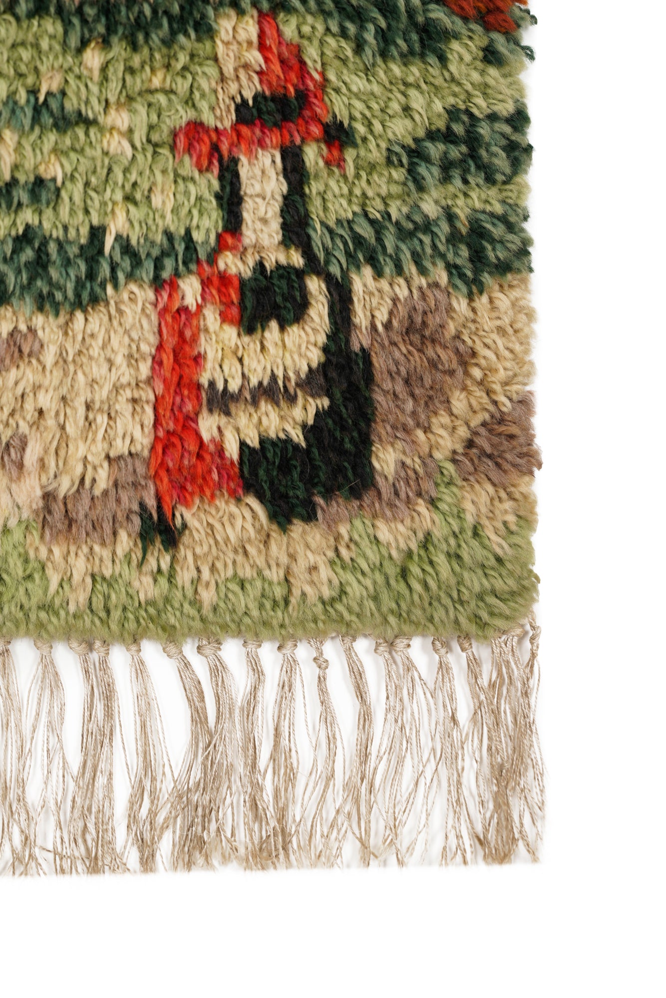 Vintage Scandinavian Rya Rug 2'1" x 1'2"