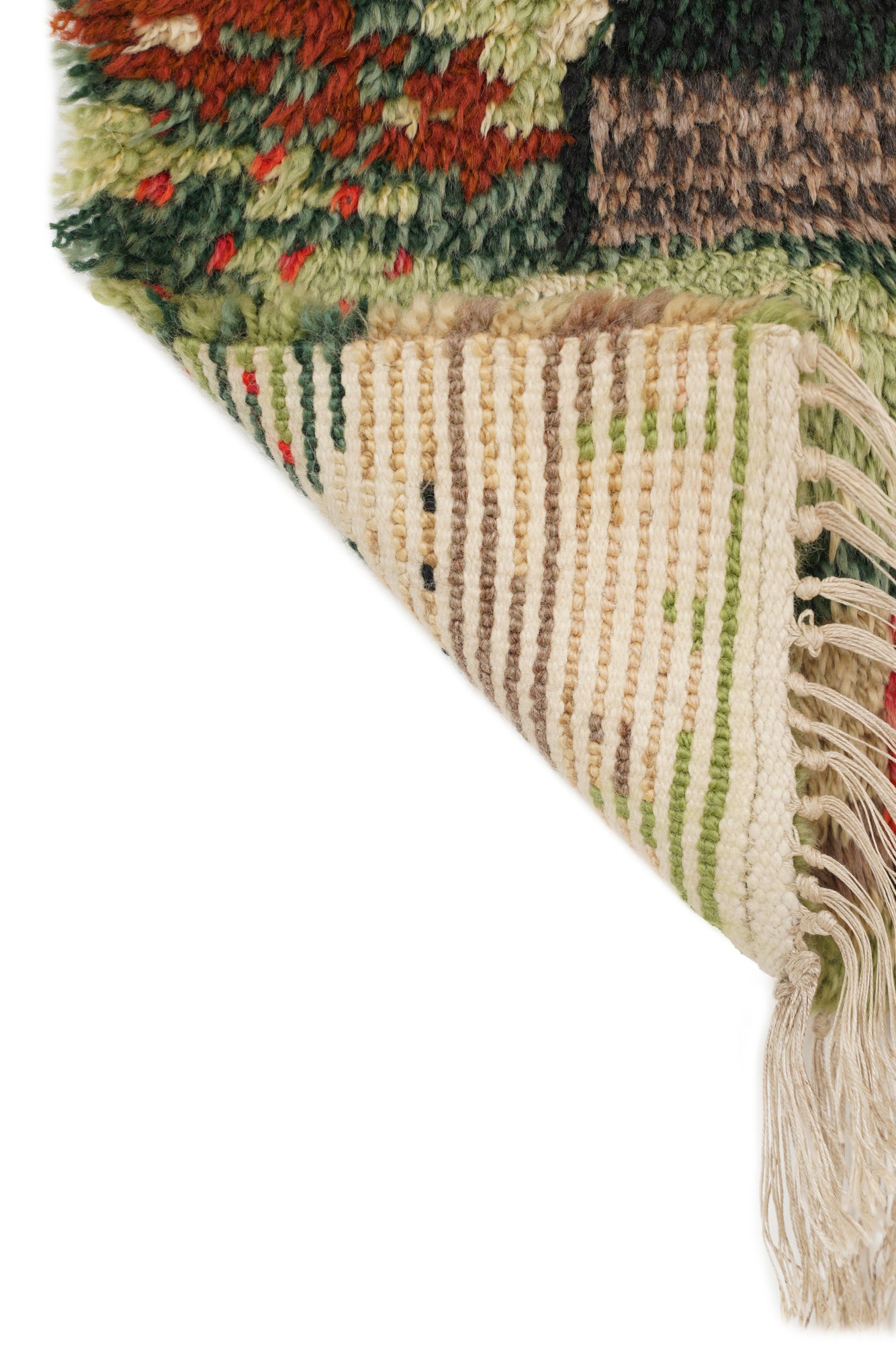 Vintage Scandinavian Rya Rug 2'1" x 1'2"