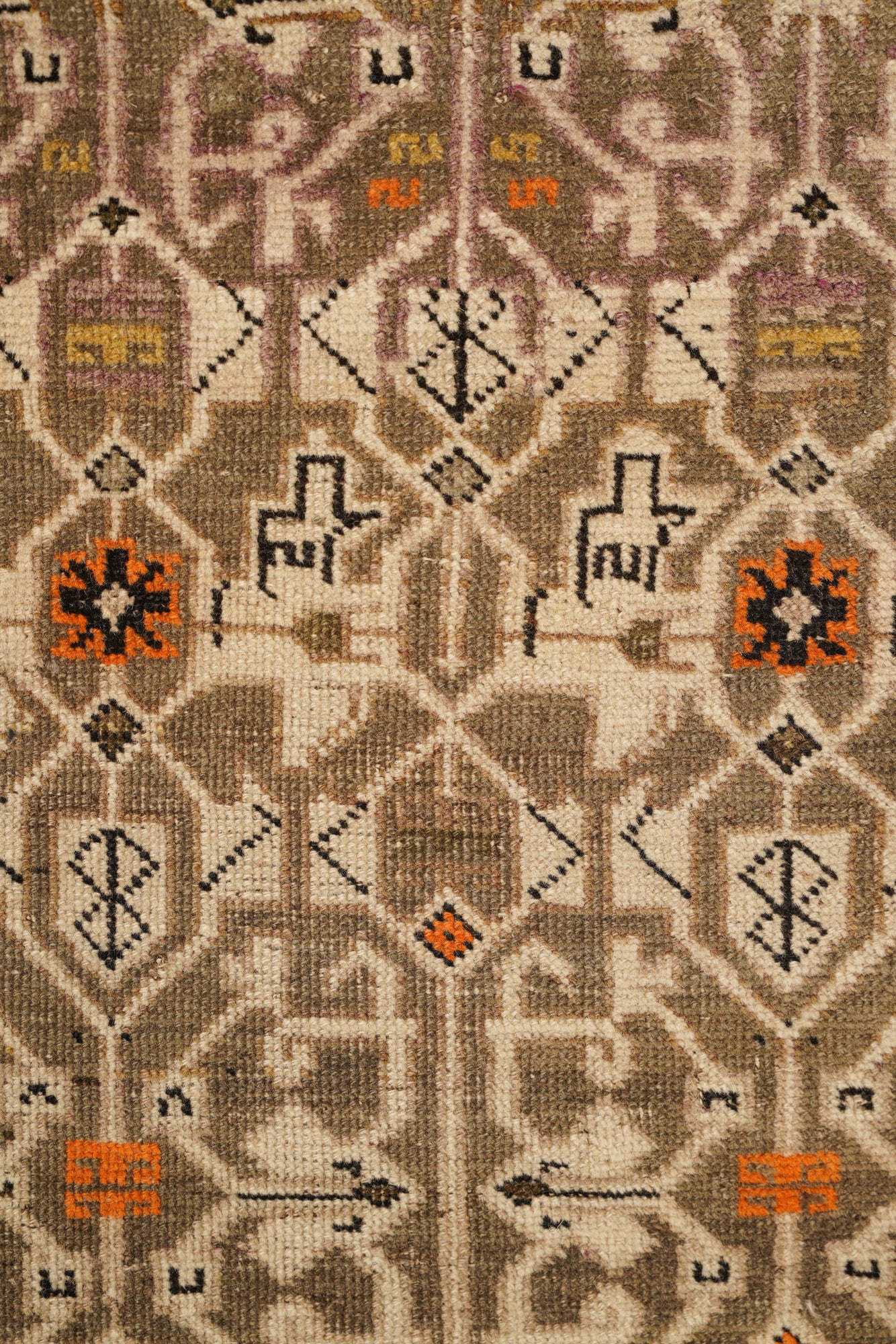 Antique Caucasian Shirvan Rug 4'7" x 3'7"