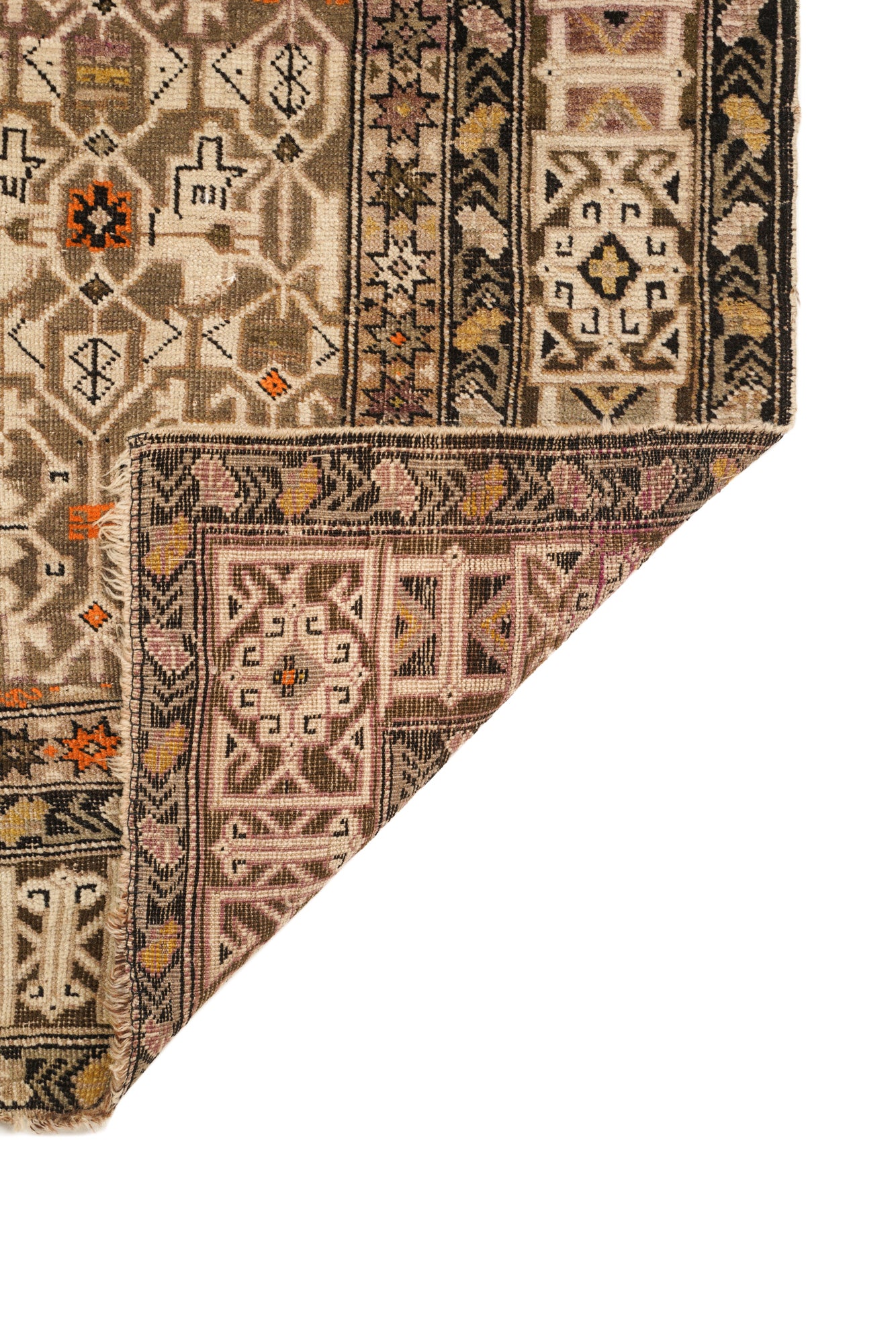 Antique Caucasian Shirvan Rug 4'7" x 3'7"