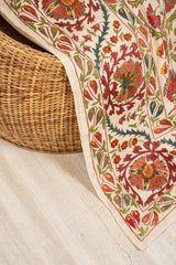 Vintage Uzeb Suzani Embroidery 6'7" x 4'10"