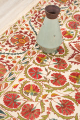 Vintage Uzeb Suzani Embroidery 6'7" x 4'10"