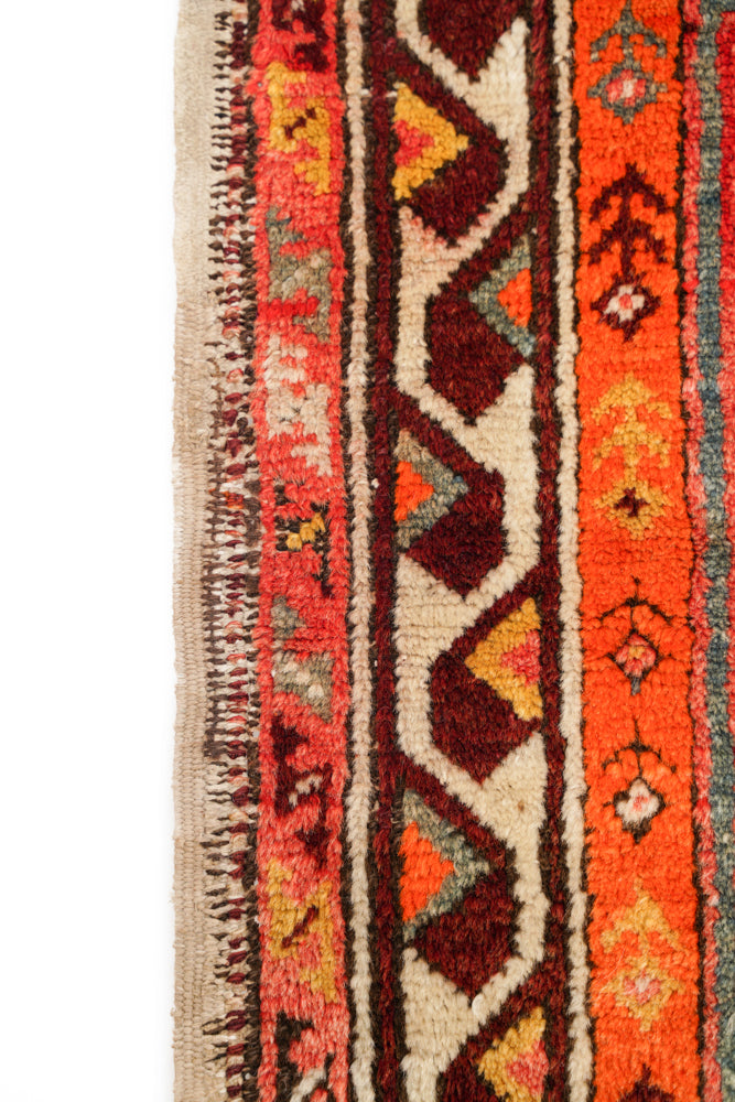 Antique Anatolian Dazkiri Tribal Rug 4'3" x 3'2"